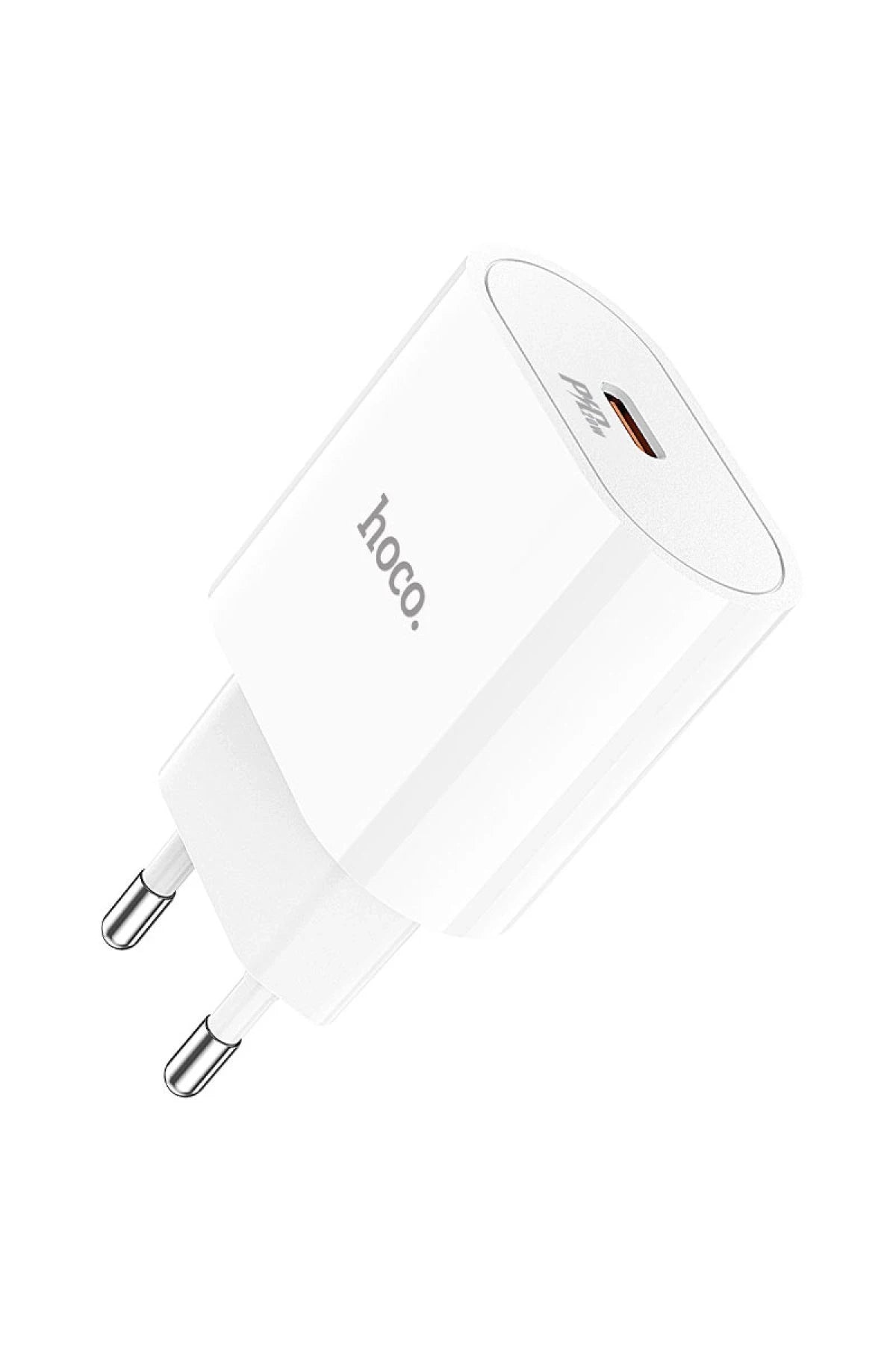 Hoco. C94A Metro 20W Type-C Çıkışlı PD Hızlı Şarj Aleti - Beyaz