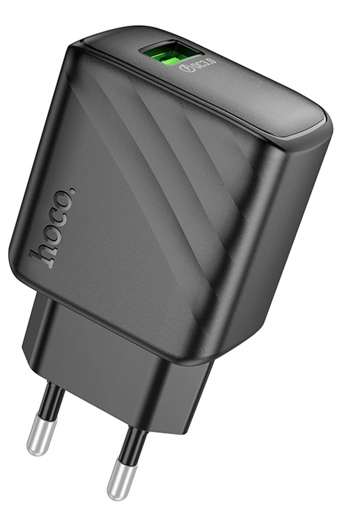 Hoco. CS21A Rich 18W USB 3.0 QC Çıkışlı Hızlı Şarj Aleti - Siyah