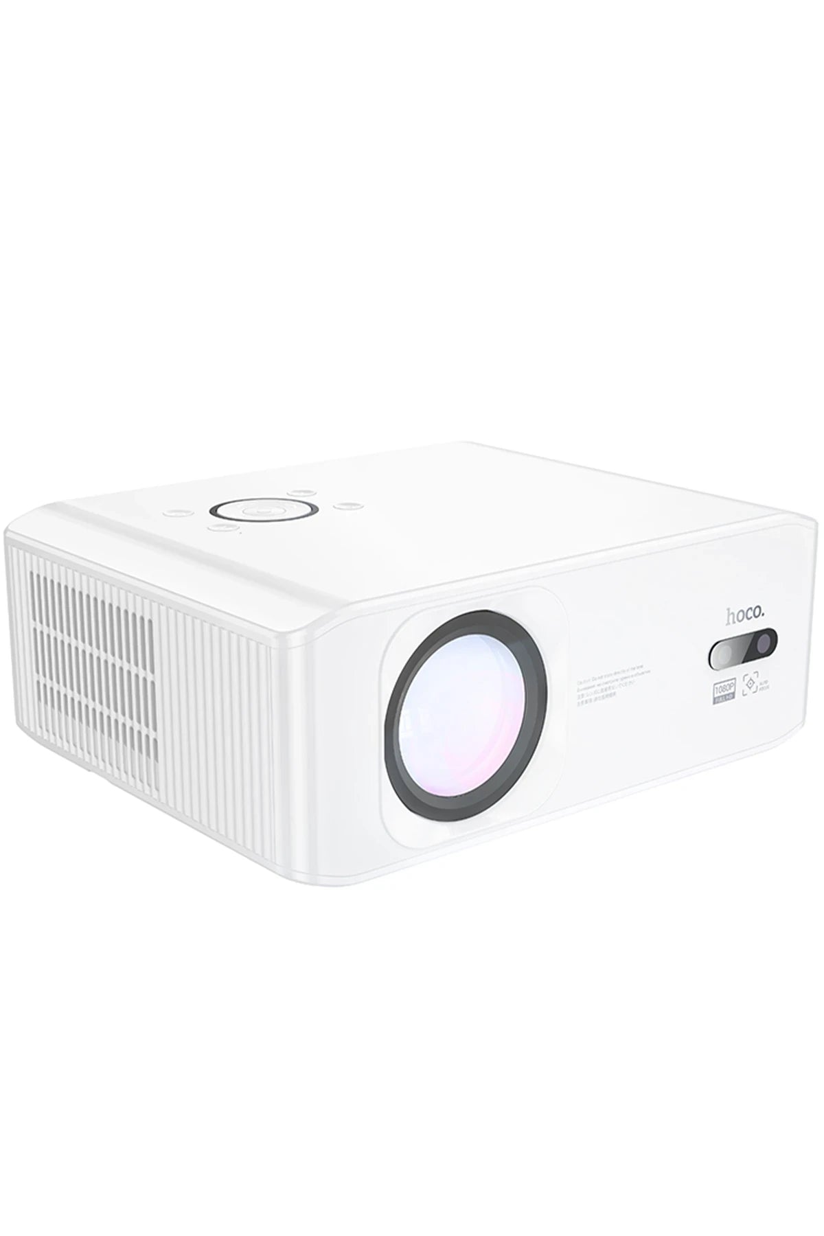 Hoco. DT3 Smart Elektrik Otomatik Odaklanma Özellikli 1080P Android Kablosuz Projeksiyon Cihazı - Beyaz