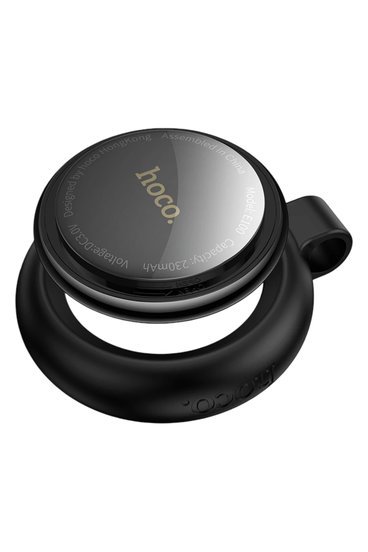 Hoco. E100 Graceful Intelligent Find My Özellikli Anti-Lost AirTag Takip Cihazı - Siyah