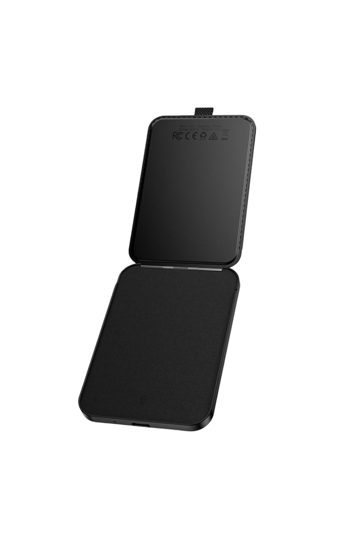 Hoco. E91I Tiger Smart Find My Özellikli Kablosuz Şarj Destekli Kablosuz Şarj Özellikli Kartlık - Siyah