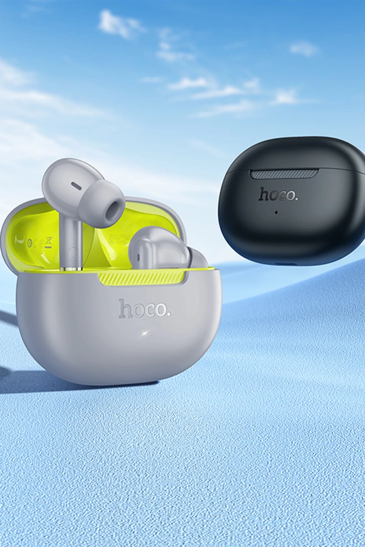 Hoco. EQ24 Estrella Aktif Gürültü Engelleyici Özellikli Bluetooth 5.4 Kablosuz TWS Airpods Kulaklık - Gold