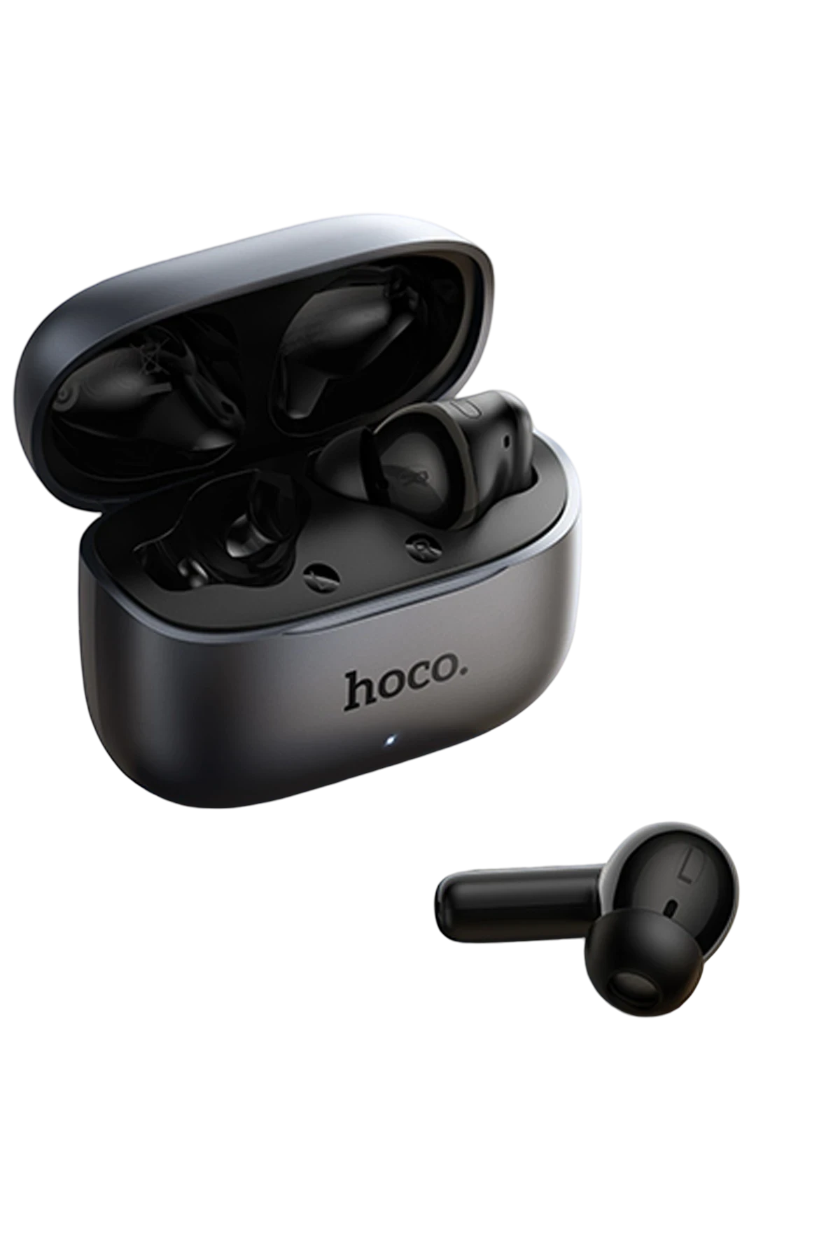 Hoco. EQ27 Fun Aktif Gürültü Engelleyici Özellikli Yapay Zeka Destekli Bluetooth 5.4 Kablosuz TWS Kulaklık – Gri