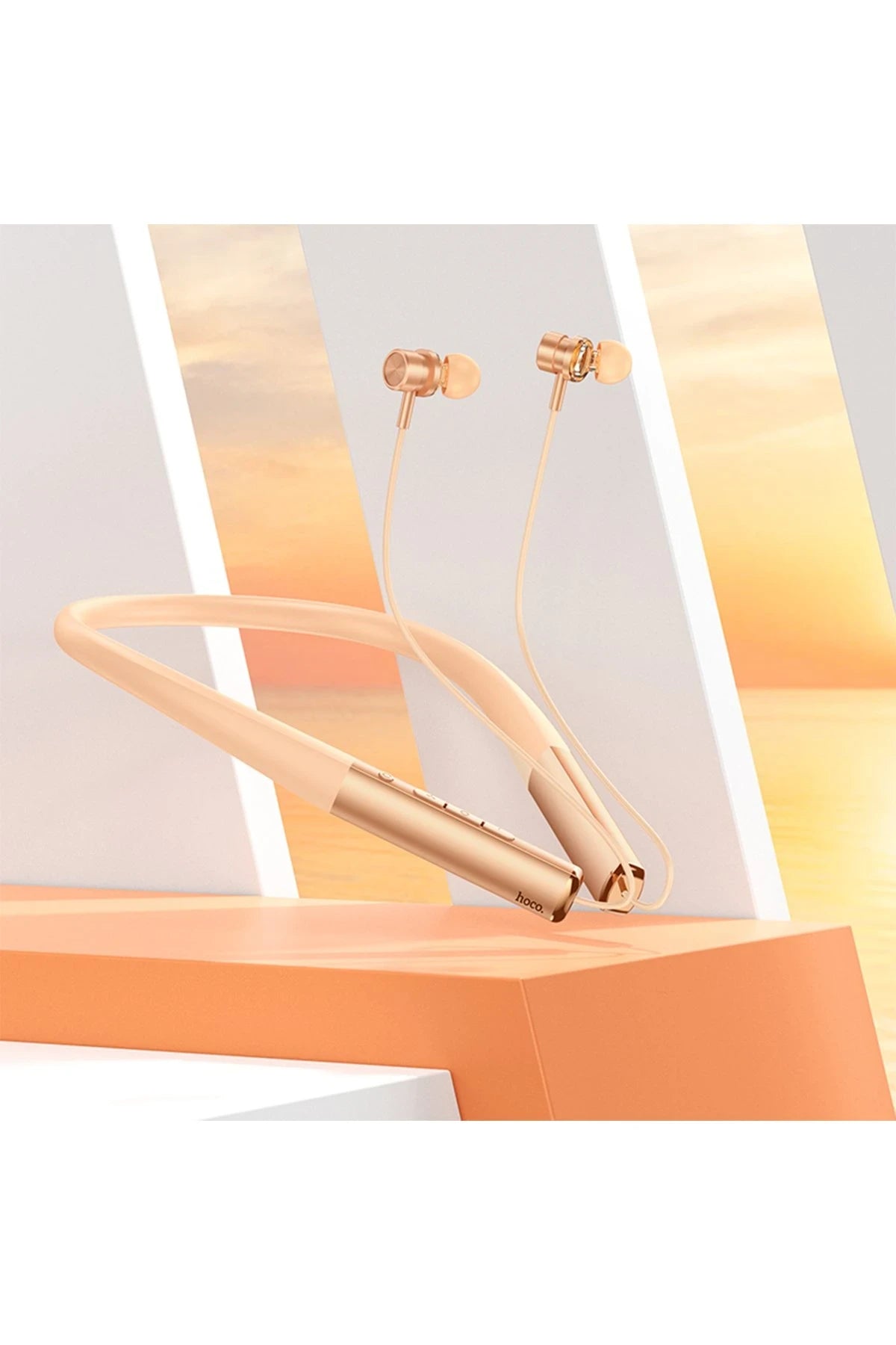 Hoco. ES71 Platinum BT 5.3 Boyun Askı Özellikli Kablosuz Bluetooth Kulaklık - Mor