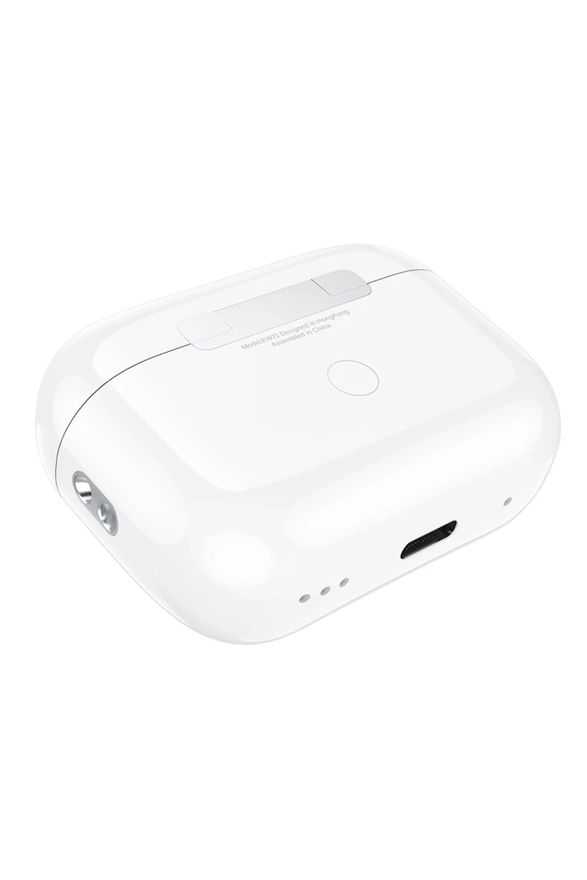 Hoco. EW72 BT 5.4 Aktif Gürültü Engelleyici Özellikli Dijital Dokunmatik Ekranlı Airpods Bluetooth Kulaklık - Beyaz