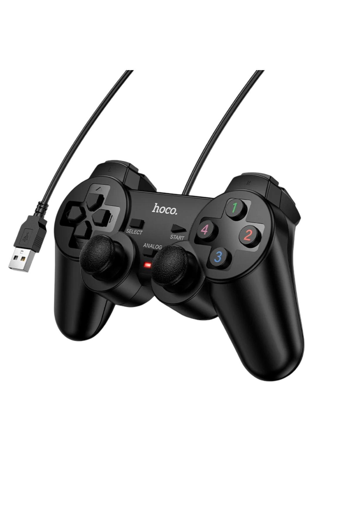 Hoco. GA3 Fast PC Uyumlu 1.5M Kablolu Oyun Kolu - Siyah