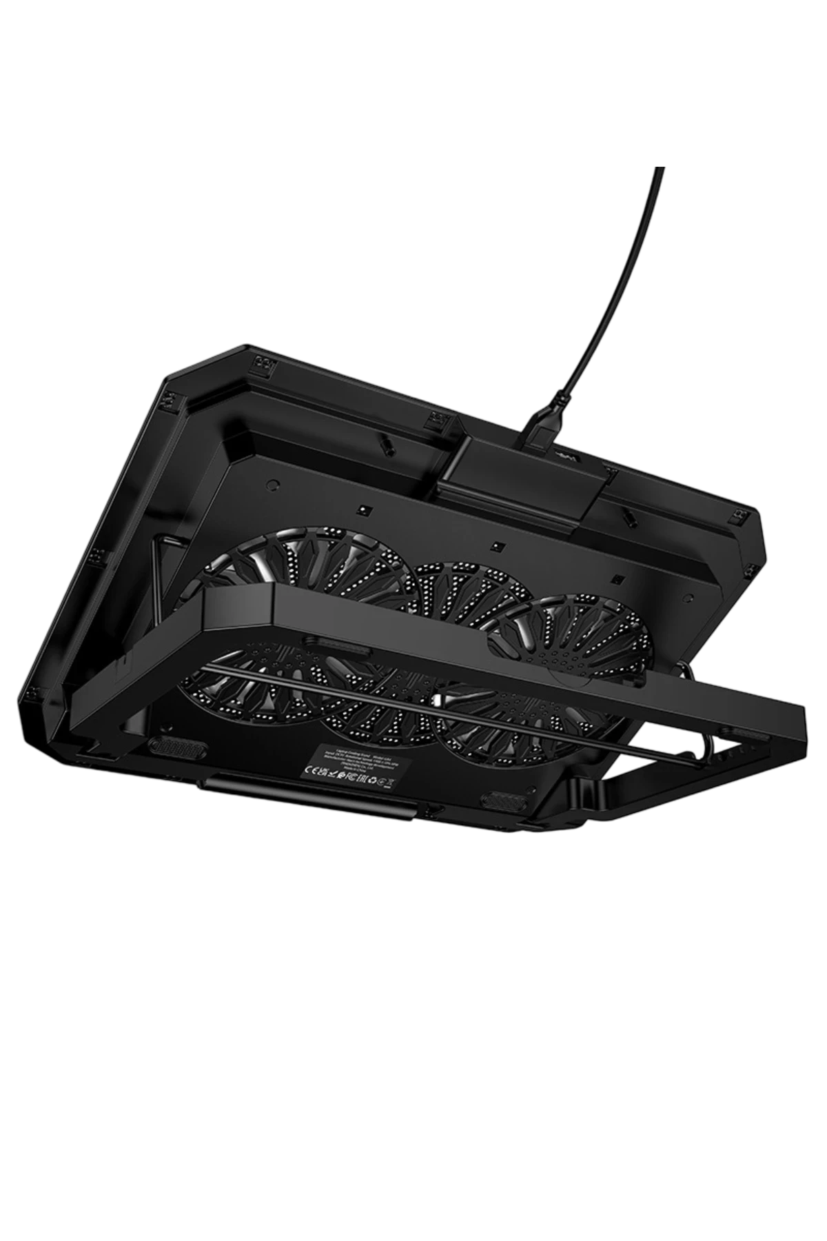 Hoco. GA4 Jade Çift Fanlı 1300 RPM Laptop Soğutucu Stant - Siyah