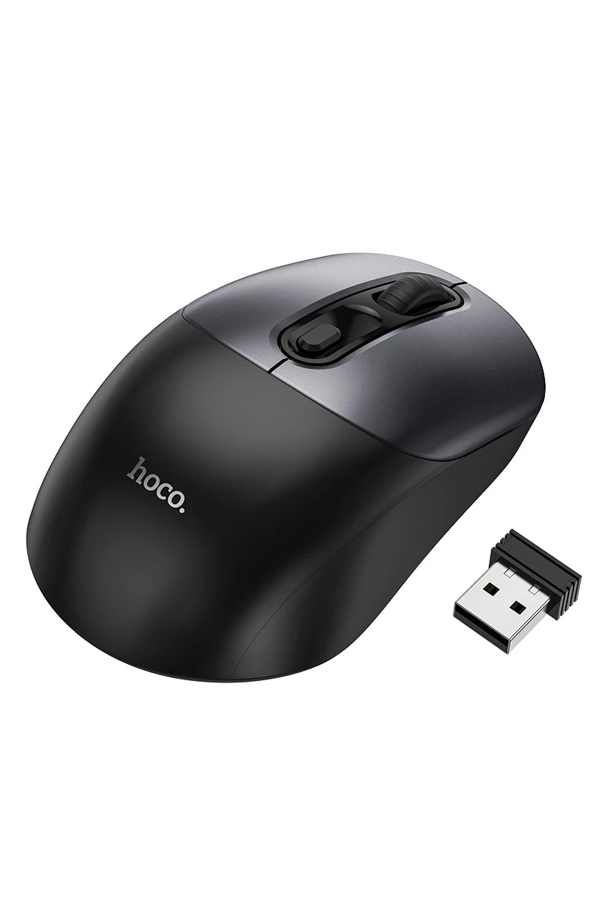 Hoco. GM28 2.4G Business Kablosuz Mouse - Siyah-Gri