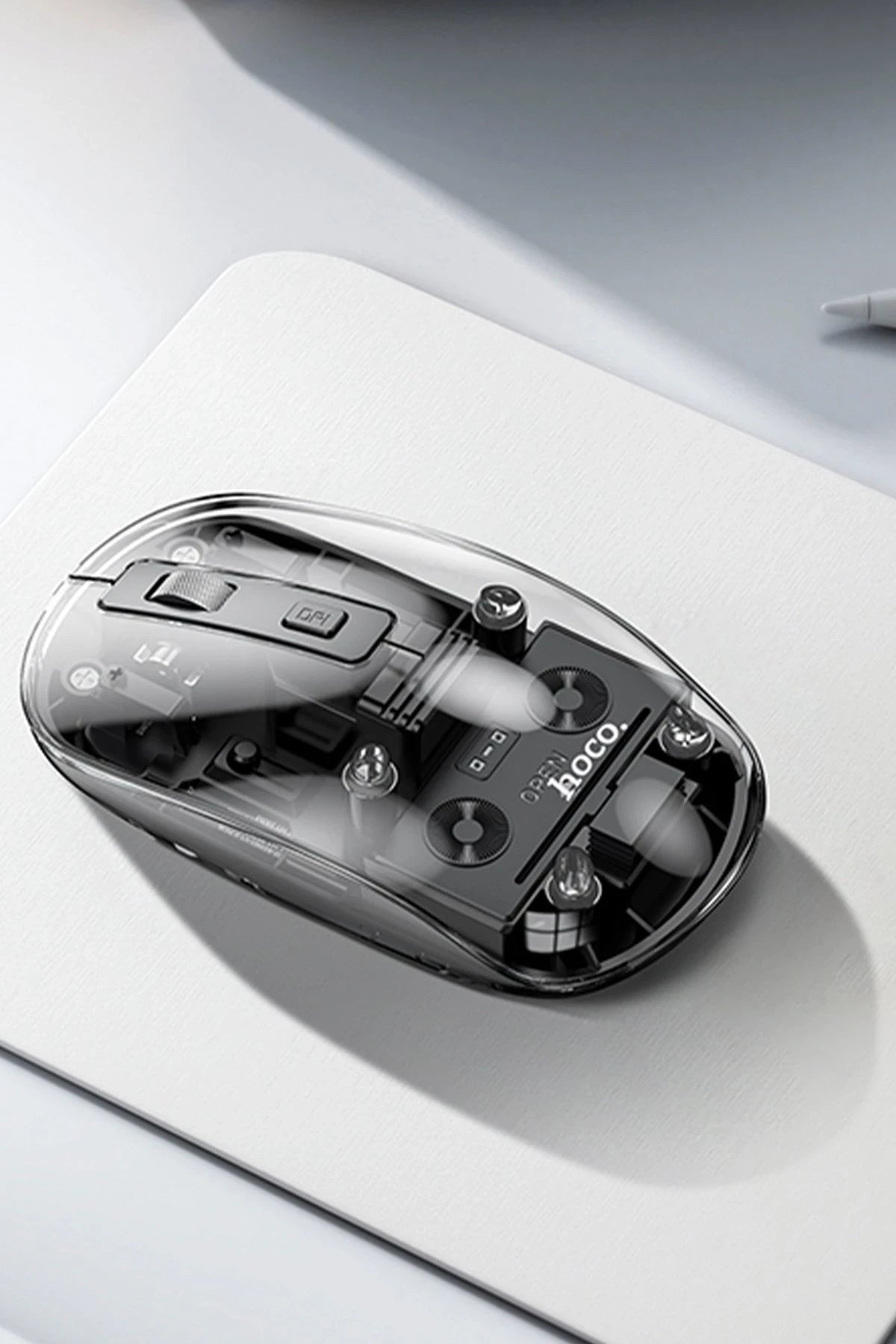 Hoco. GM29 2.4G Mysterious Business Çift Modlu Sessiz Kablosuz Mouse - Mor