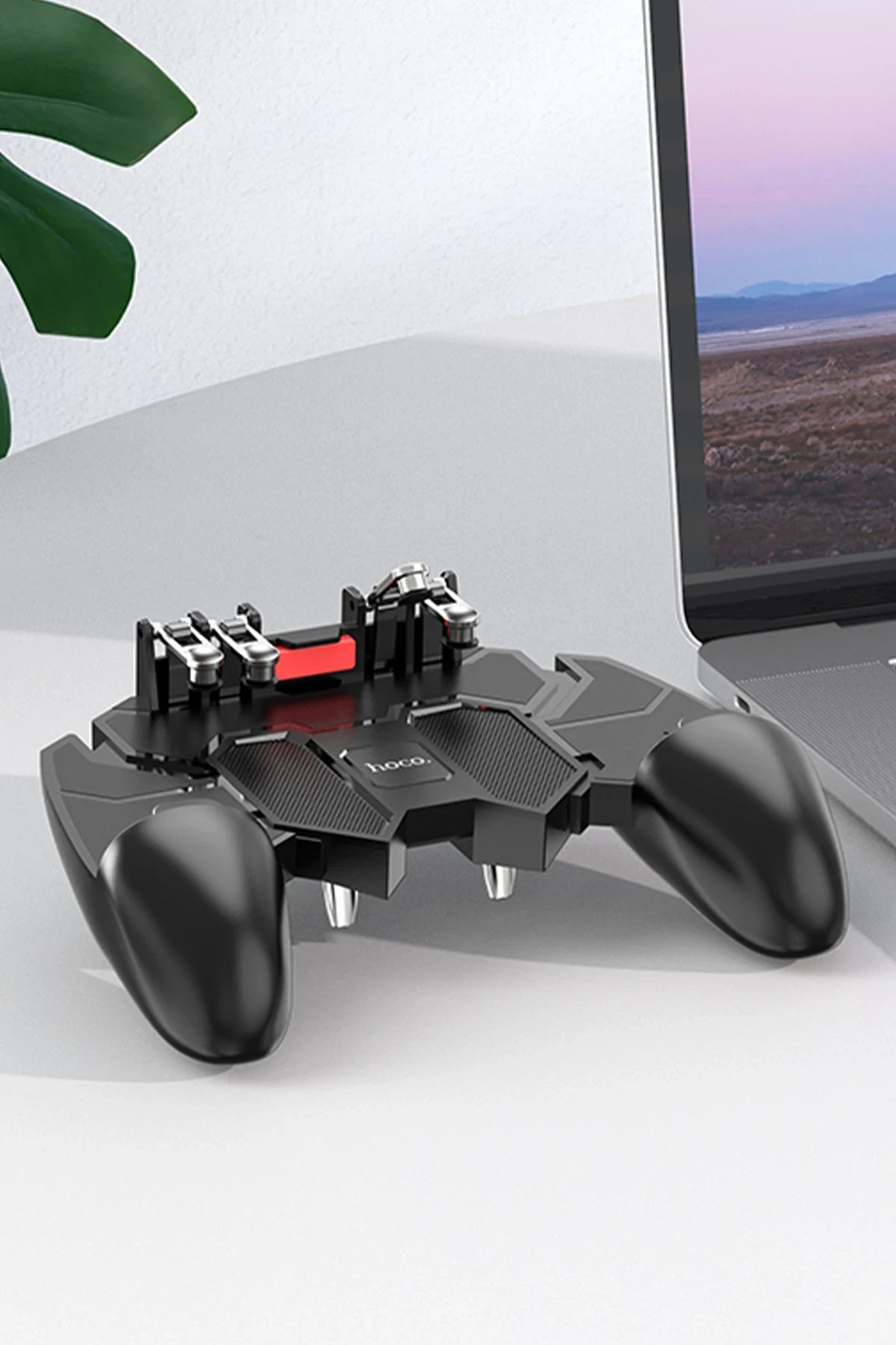 Hoco. GM7 Eagle 6 Parmak Kontrollü Mobil Oyun Kolu - Siyah