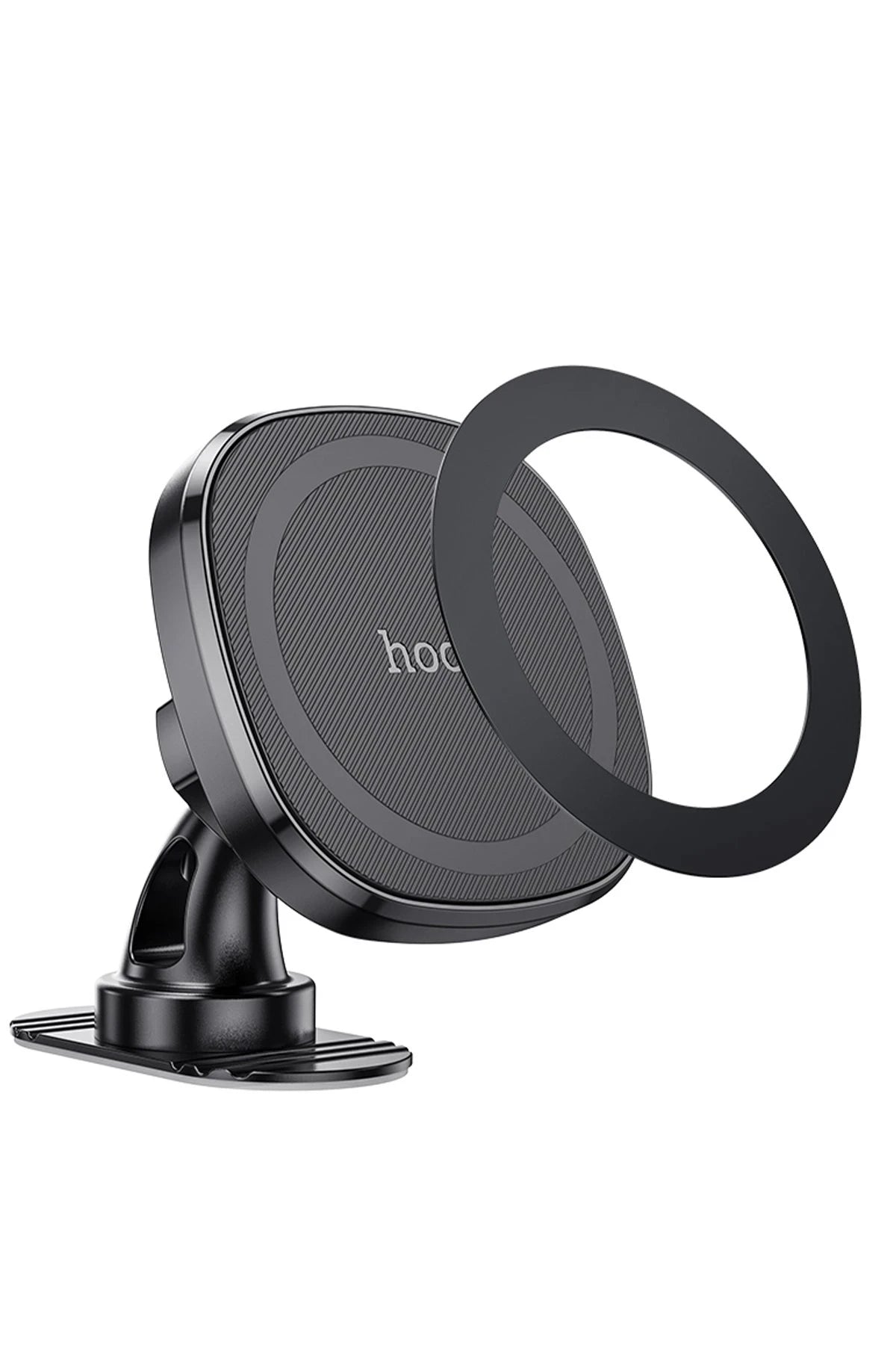 Hoco. H35 Cheetah Yapışkanlı Manyetik Magsafe Araç Tutucu - Siyah