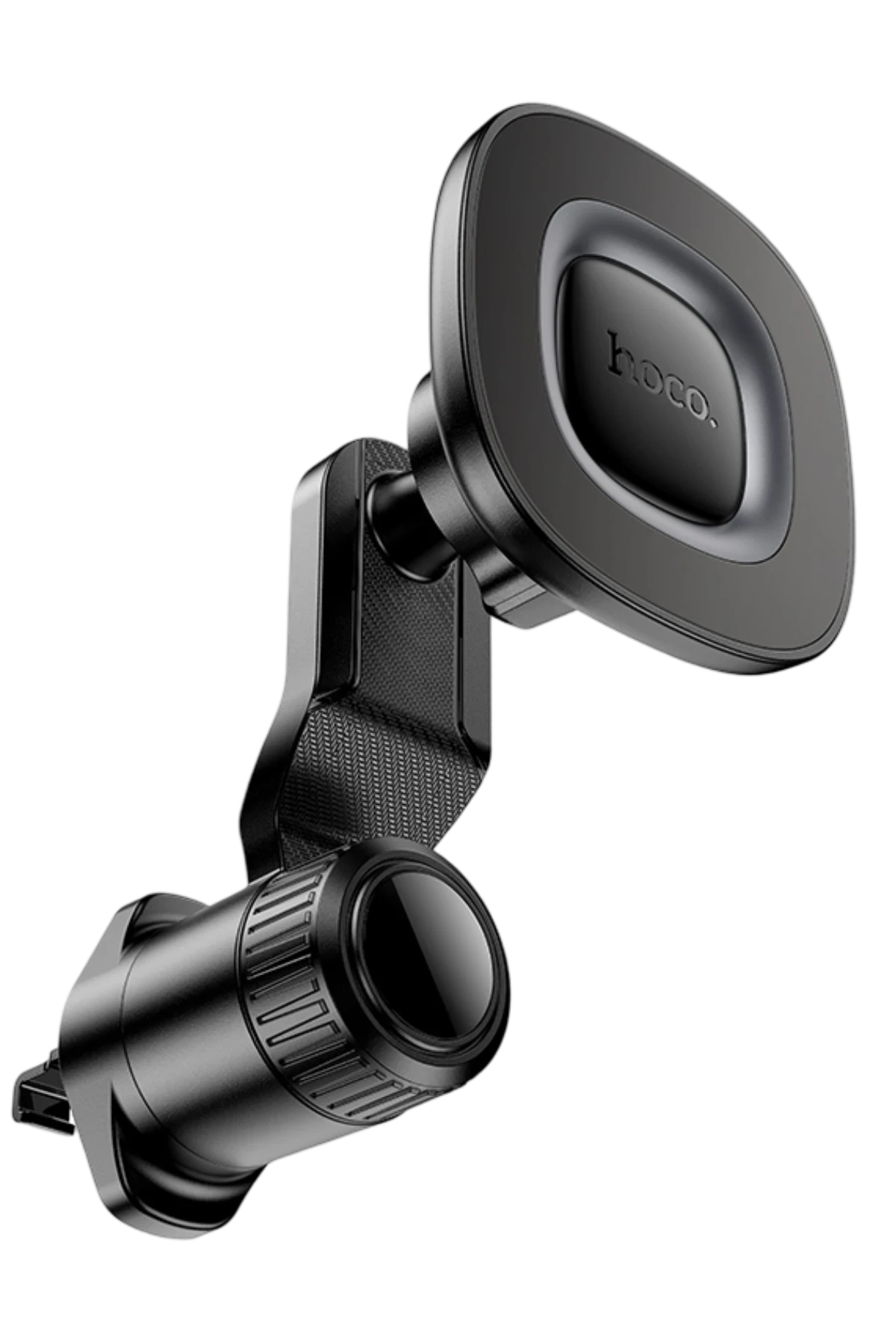 Hoco. H74 Crown Ring Manyetik Araç Tutucu - Siyah