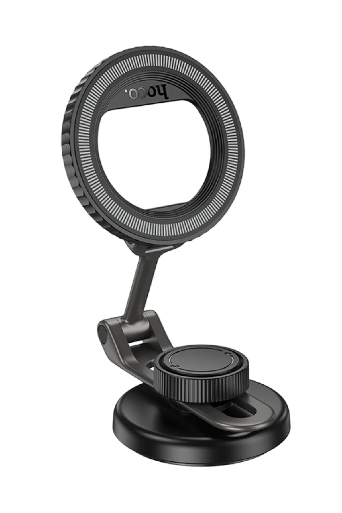 Hoco. H77 Yapışkanlı Katlanabilir 360 Dönebilen Manyetik Magsafe Araç Tutucu - Siyah