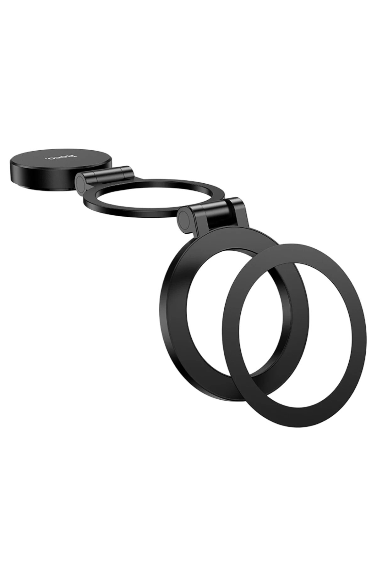 Hoco. H98 Rider 360 Derece Dönen Yapışkanlı Katlanabilir Manyetik Magsafe Araç Tutucu - Siyah