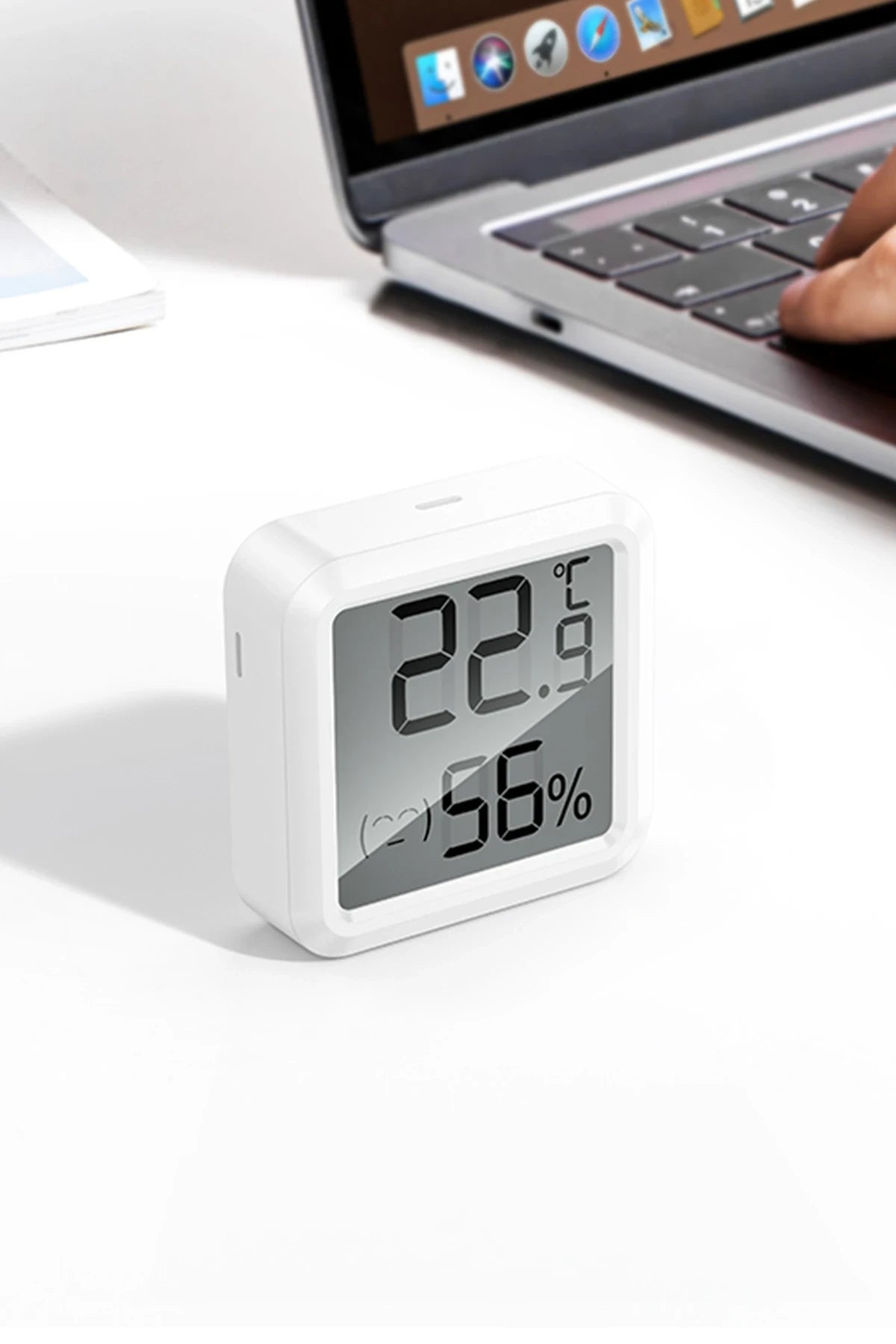 Hoco. HX40 2in1 Dijital Sıcaklık ve Nem Ölçer - Beyaz