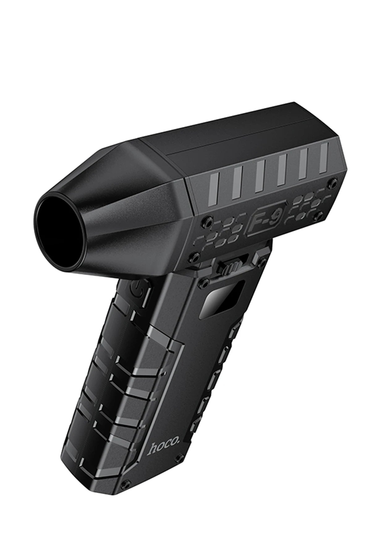 Hoco. HX67 Force Dijital Göstergeli 80.000 RPM Hava Kompresörü - Siyah