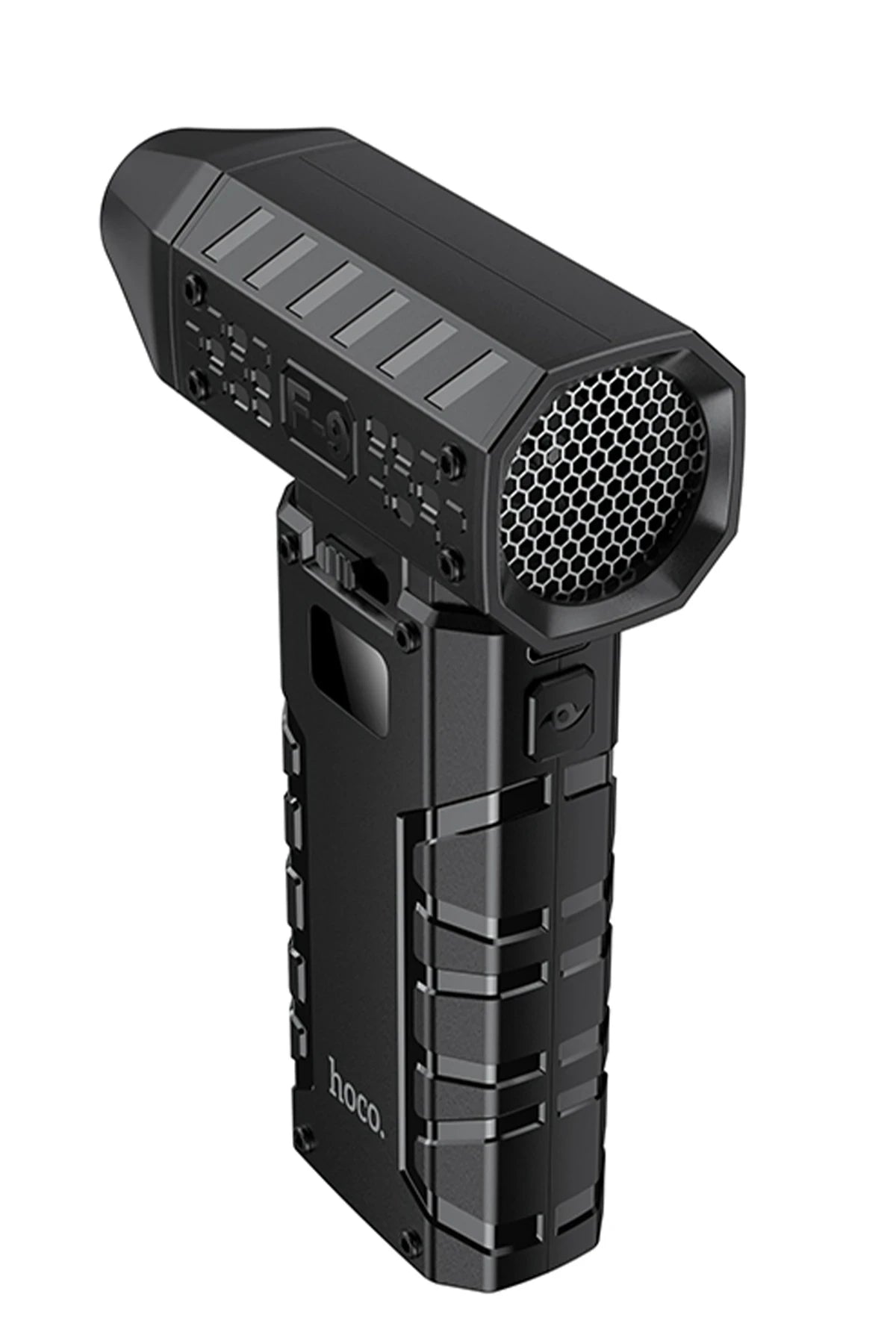 Hoco. HX67 Force Dijital Göstergeli 80.000 RPM Hava Kompresörü - Siyah