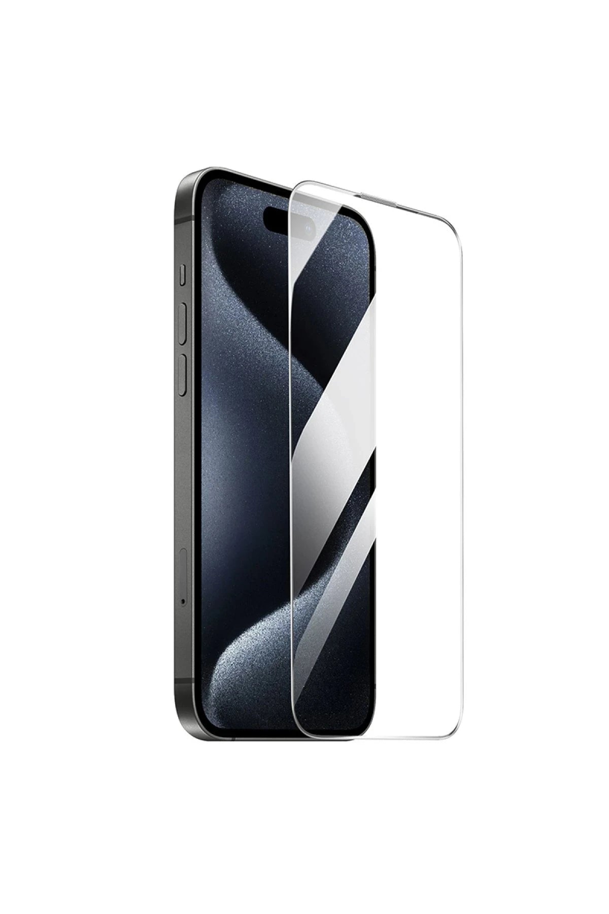 Hoco. iPhone 16 Pro 3D Full Screen HD Cam Ekran Koruyucu - Siyah