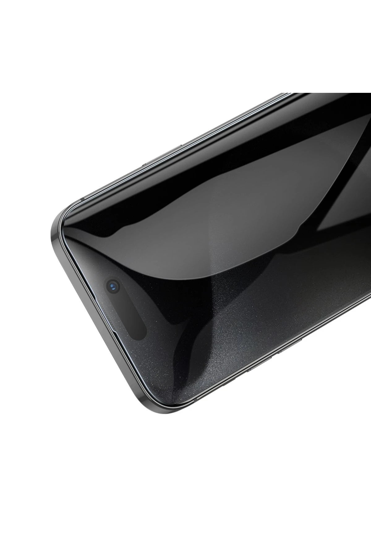 Hoco. iPhone 16 Pro 9D Dustproof Hayalet Cam Ekran Koruyucu - Siyah