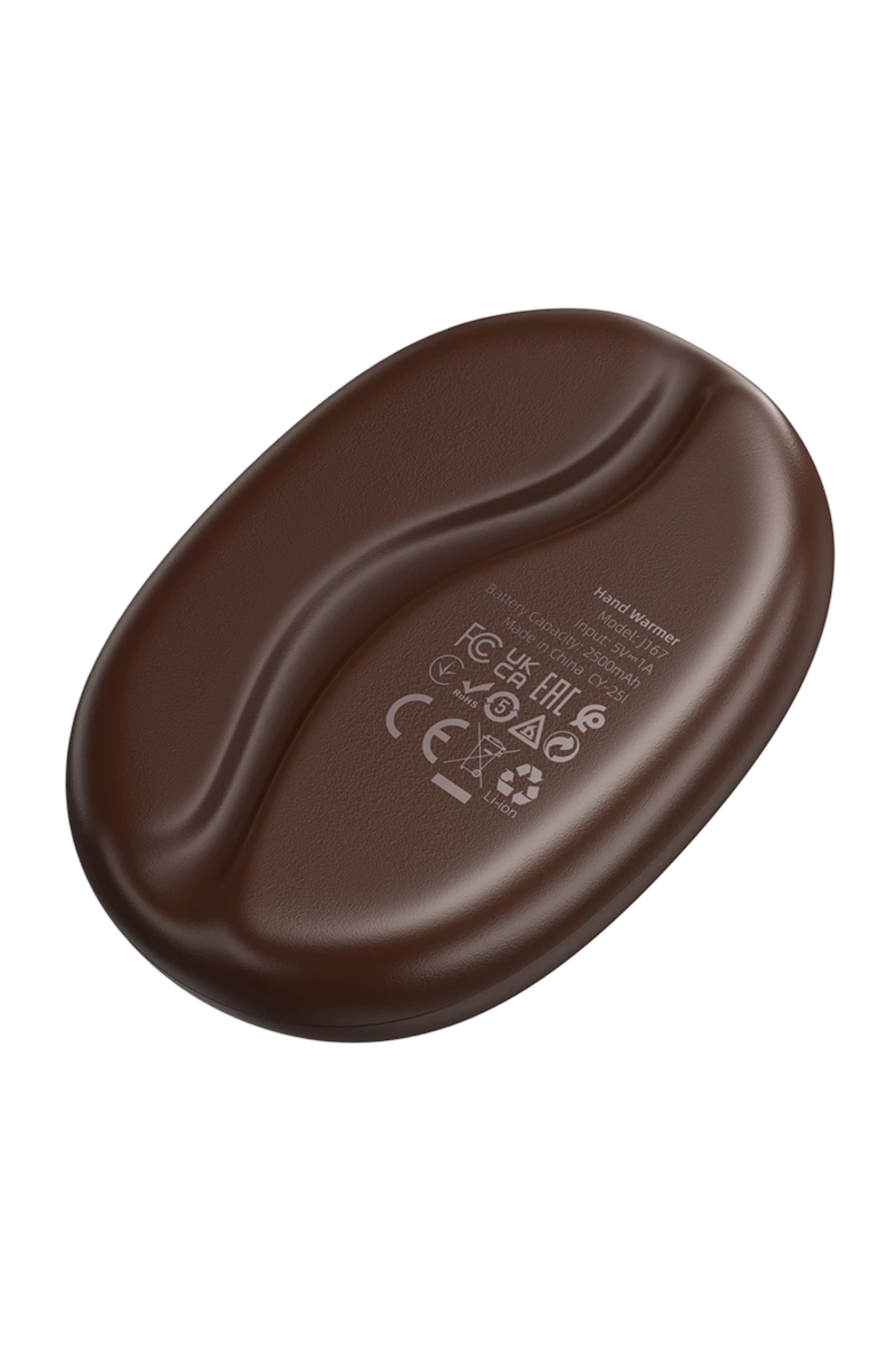 Hoco. J167 Coffee Bean Manyetik Çiftli El Isıtıcı - Kahverengi