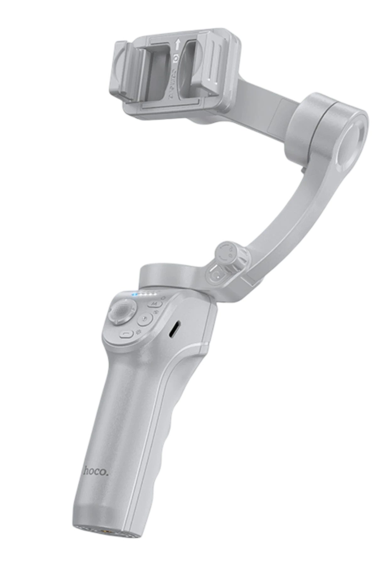 Hoco. K24 360 Derece Otomatik Yüz Takipli Tripodlu Akıllı Selfie Gimbal - Gri