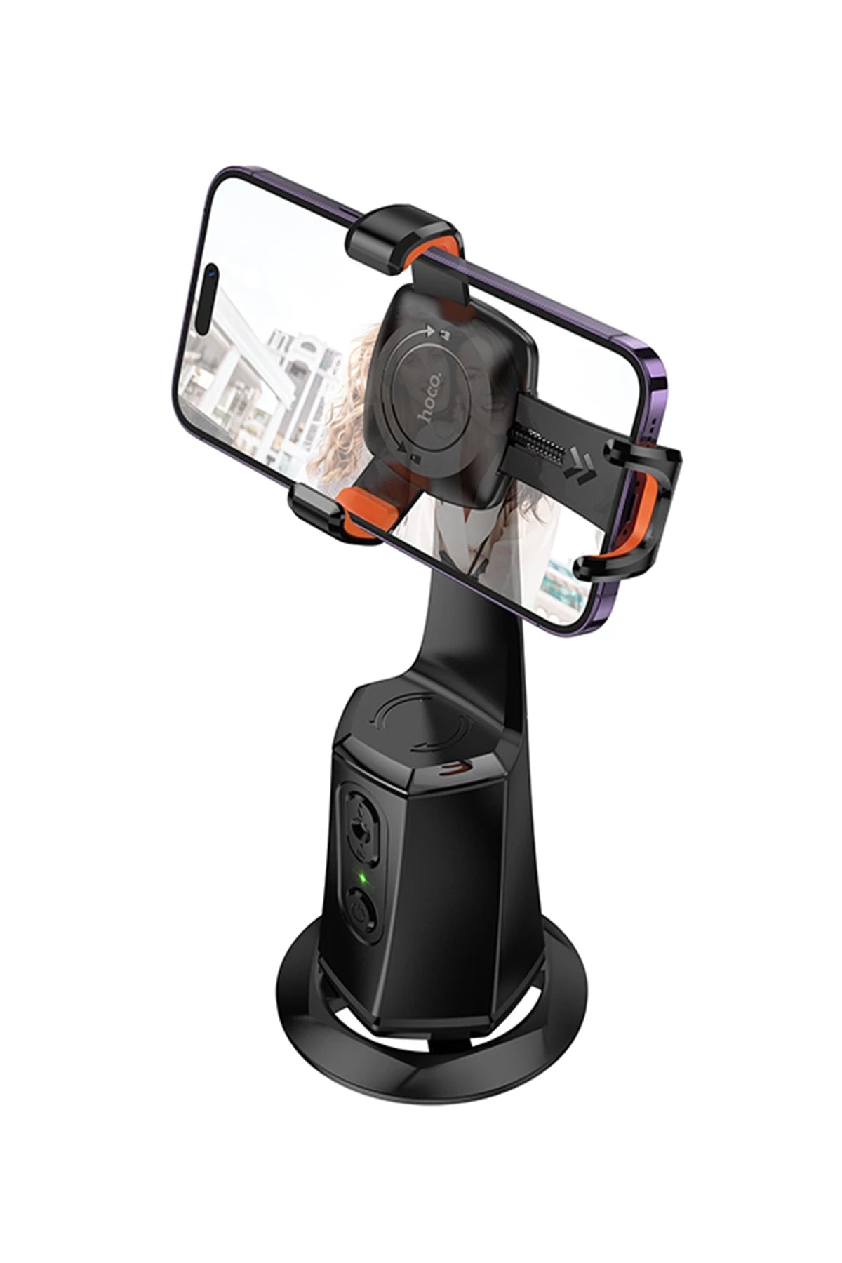 Hoco. K26 Otomatik Yüz Takipli Tripodlu Akıllı Selfie Gimbal - Siyah