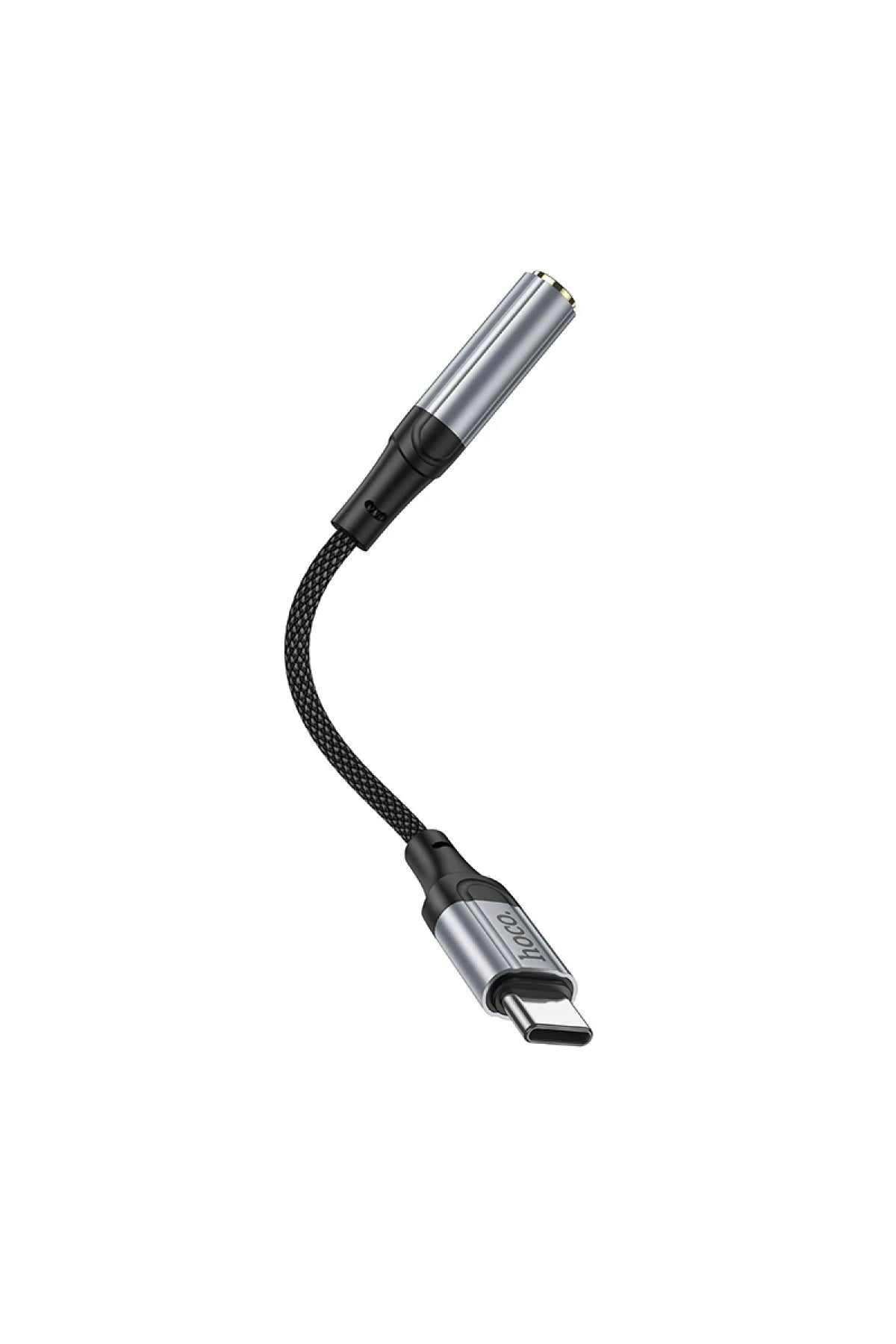 Hoco. LS36 Type-C to Aux Dönüştürücü - Siyah