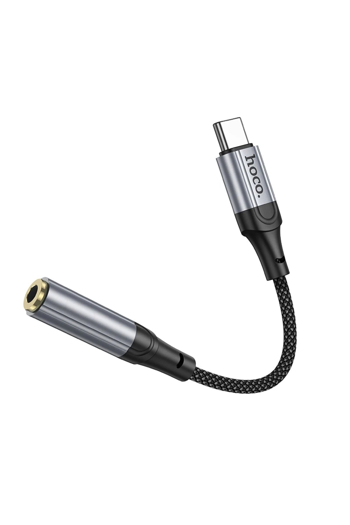 Hoco. LS36 Type-C to Aux Dönüştürücü - Siyah