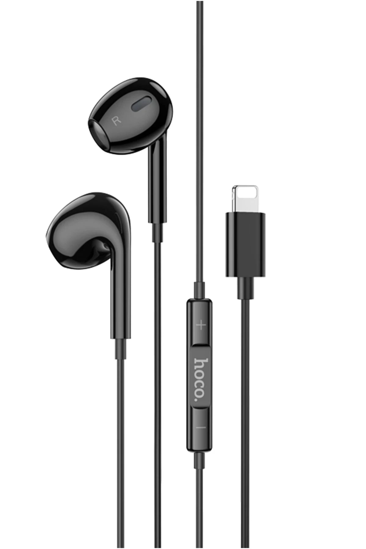 Hoco. M111 Max Lightning Dijital Mikrofonlu Kablolu Kulaklık - Siyah