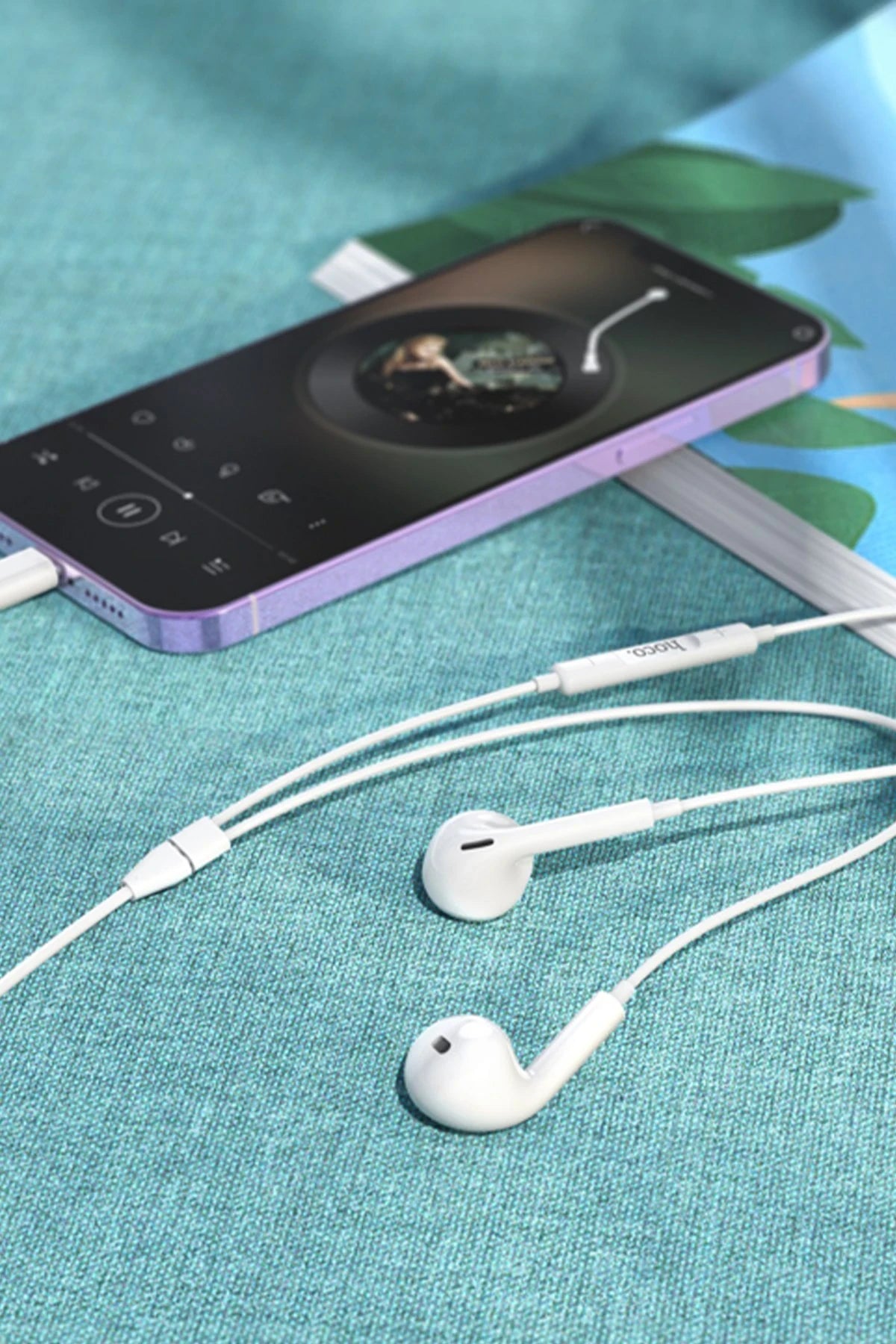 Hoco. M111 Max Lightning Dijital Mikrofonlu Kablolu Kulaklık - Siyah