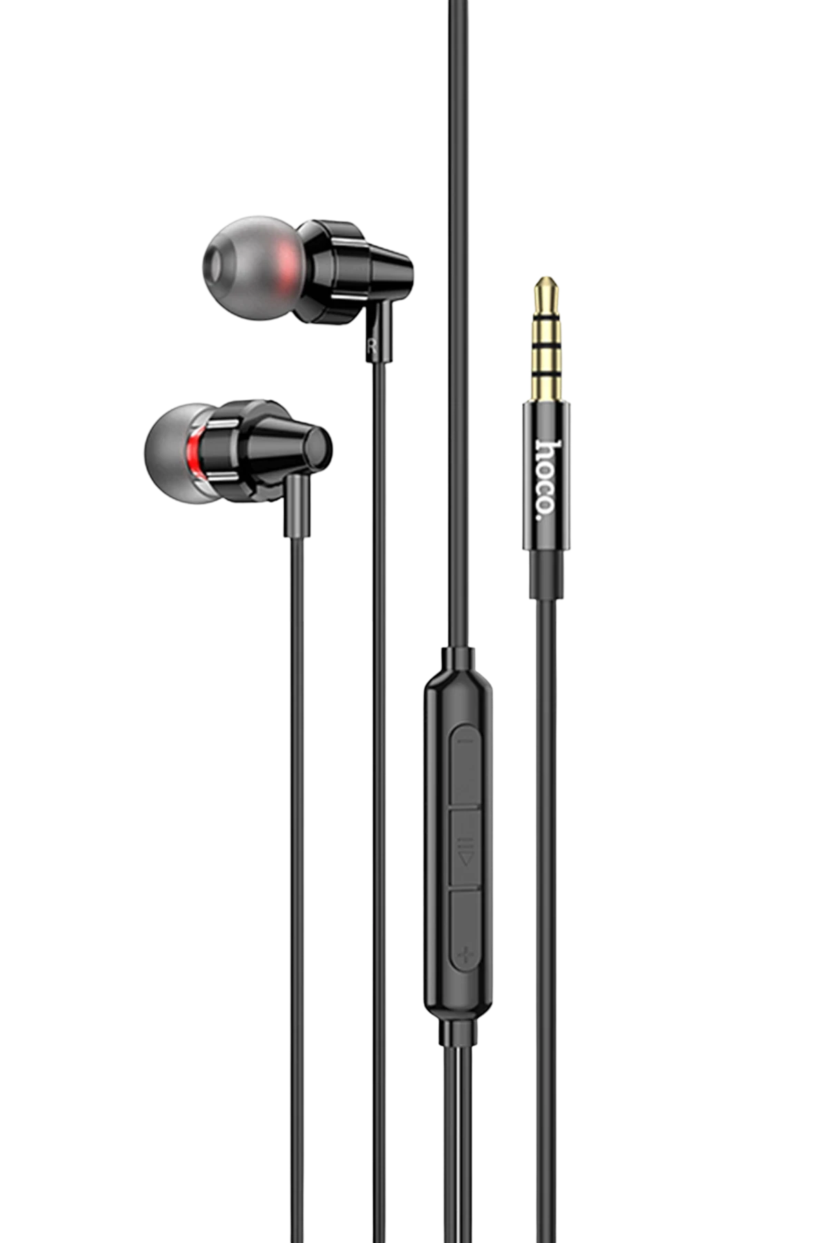 Hoco. M90 Delight 1.2M 3.5mm Dijital Mikrofonlu Kablolu Kulaklık - Siyah