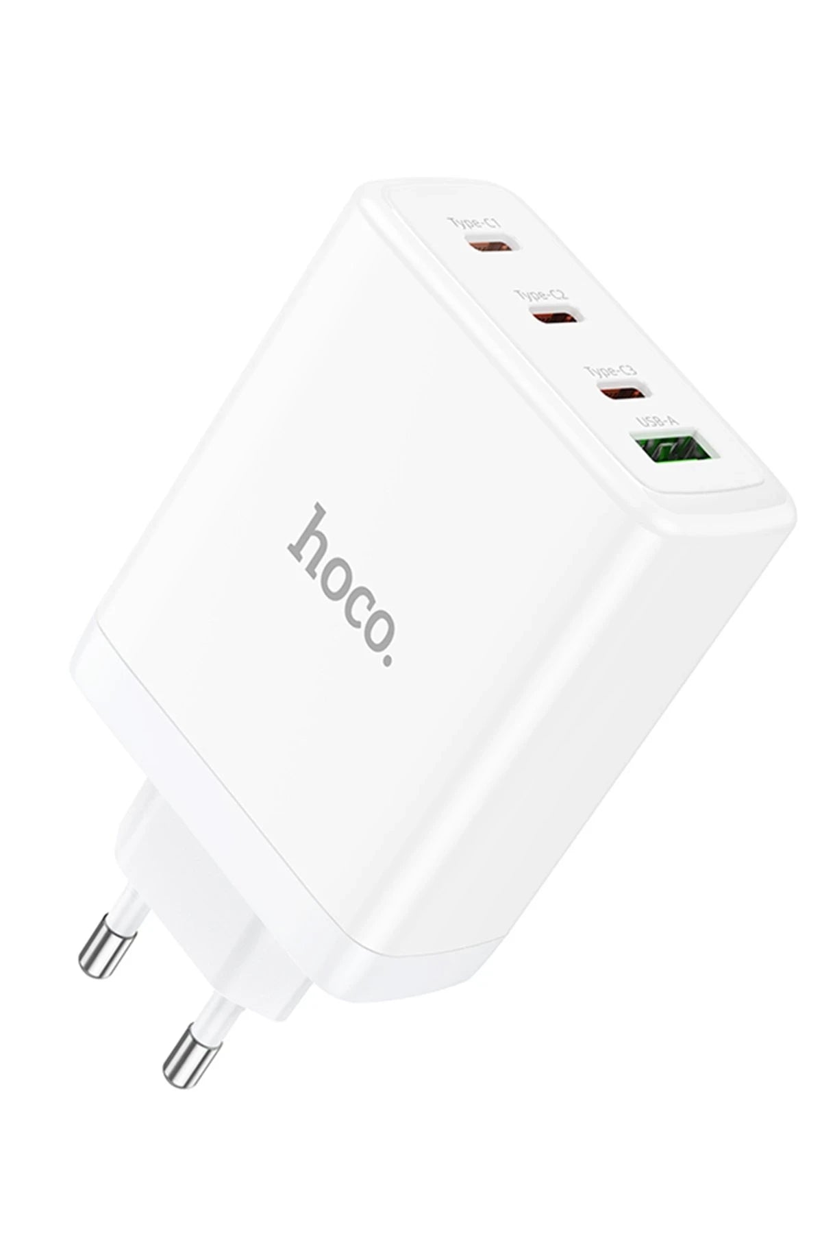 Hoco. N31 Leader PD 100W 3 Adet Type-C 1 Adet USB Şarj Aleti - Beyaz