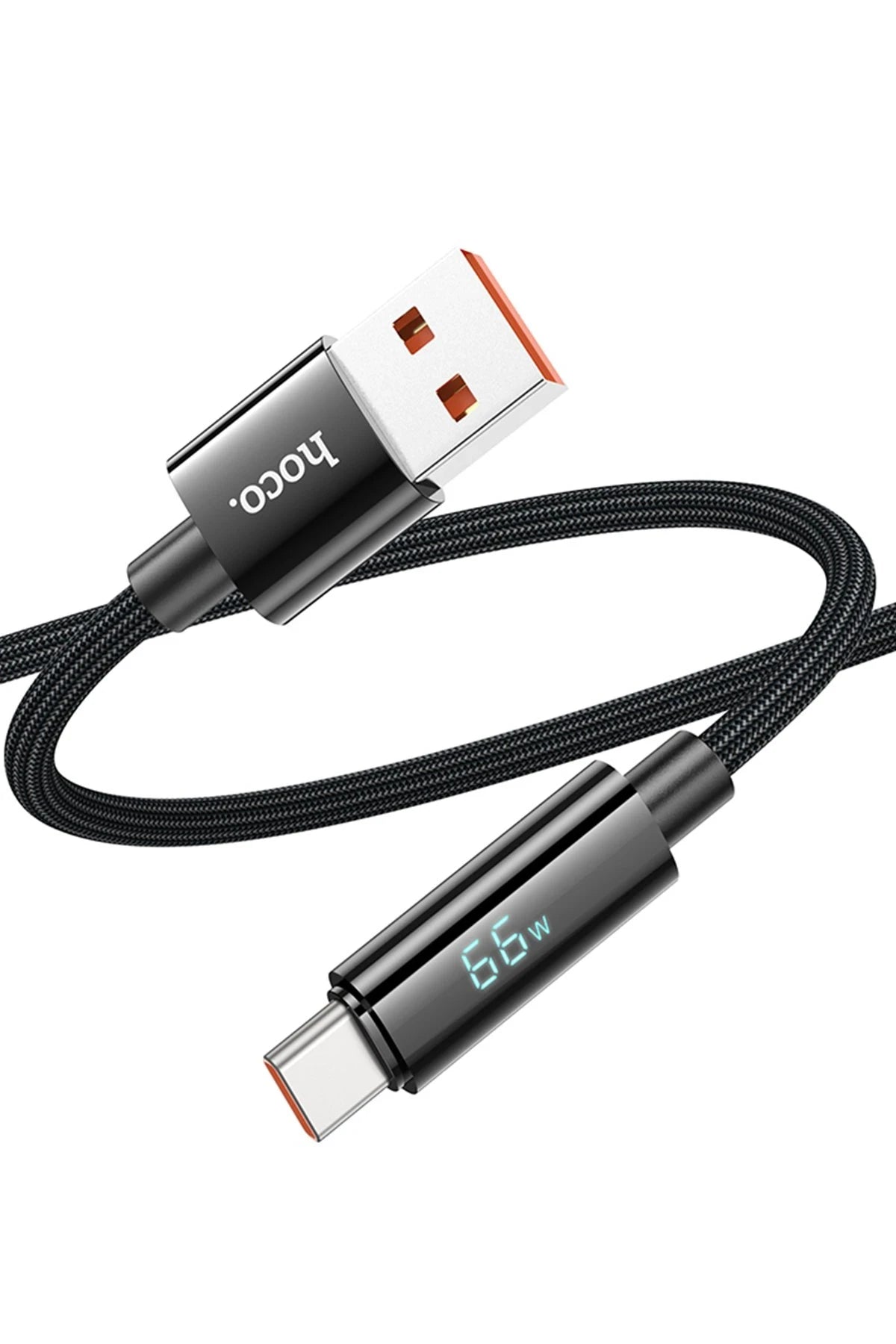 Hoco. U125 1.2M Benefit USB to Type-C Şarj Data Kablosu - Siyah