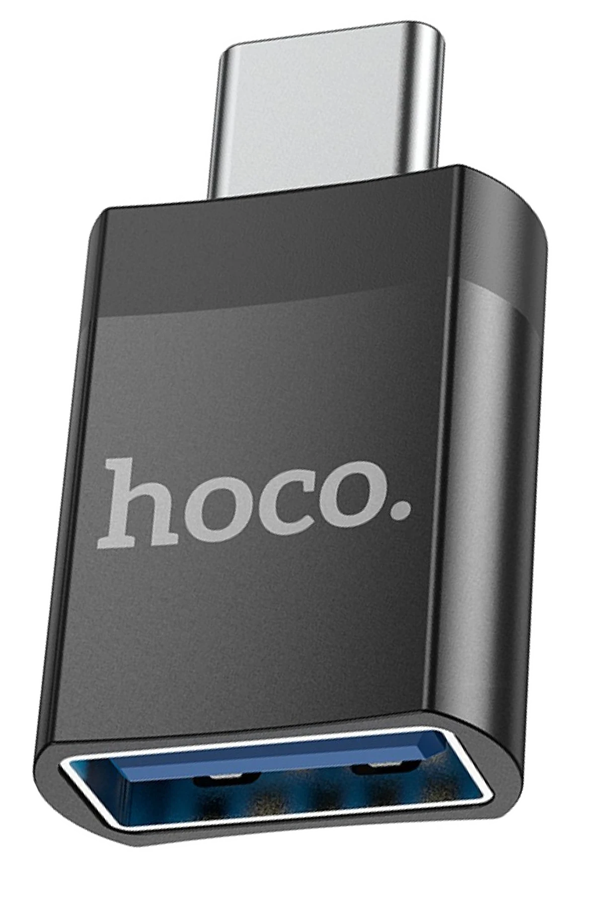 Hoco. UA17 Tak Çalıştır Type-C to USB 3.0 Dönüştürücü - Siyah