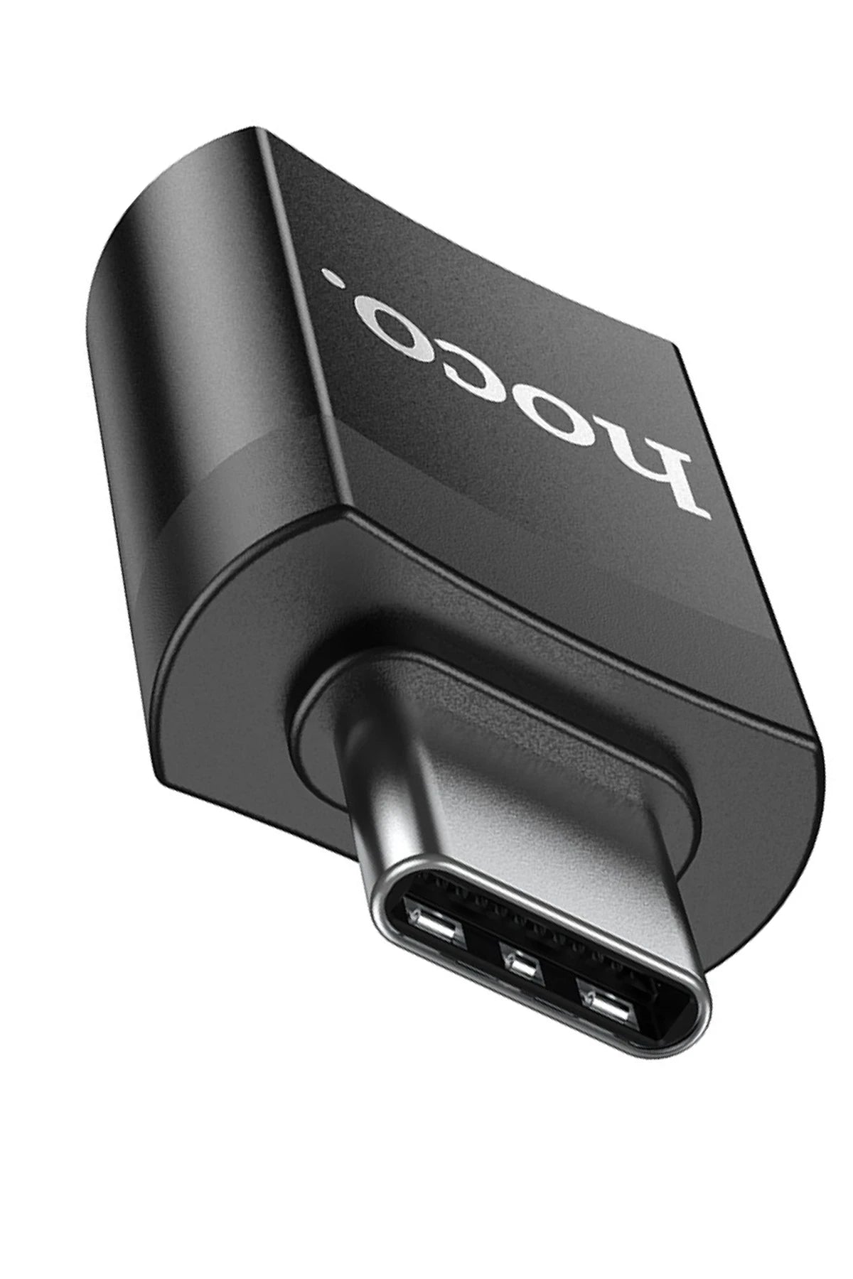 Hoco. UA17 Tak Çalıştır Type-C to USB 3.0 Dönüştürücü - Siyah
