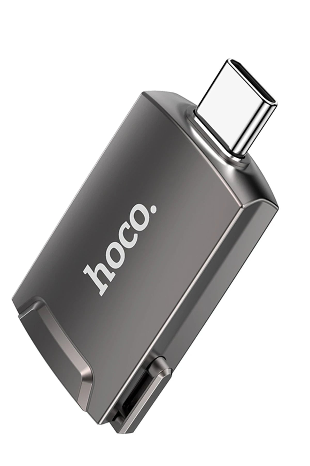 Hoco. UA19 Tak Çalıştır HDMI to Type-C Dönüştürücü - Gri