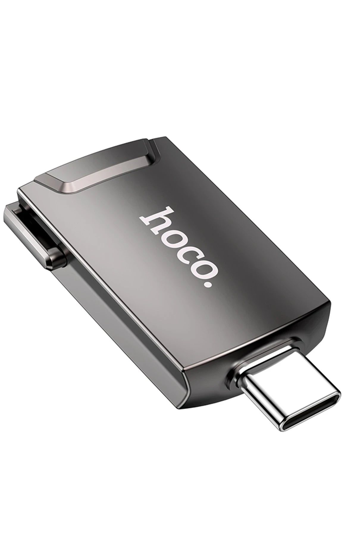 Hoco. UA19 Tak Çalıştır HDMI to Type-C Dönüştürücü - Gri