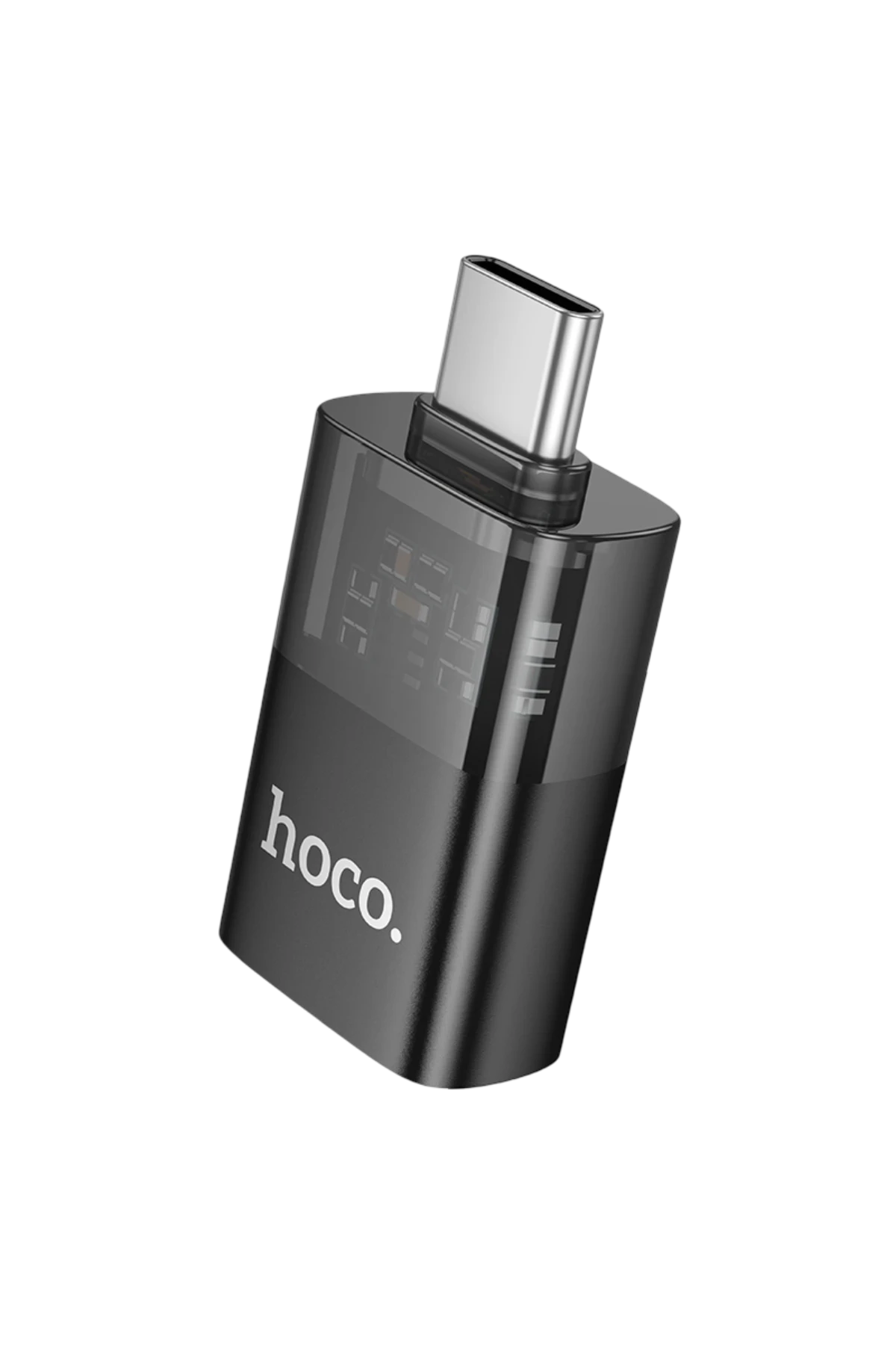 Hoco. UA36B Tak Çalıştır Type-C to USB 3.0 Dönüştürücü - Siyah