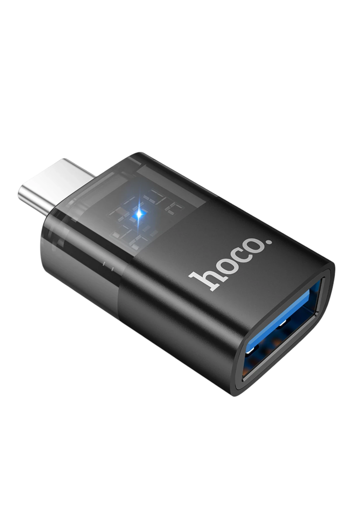 Hoco. UA36B Tak Çalıştır Type-C to USB 3.0 Dönüştürücü - Siyah