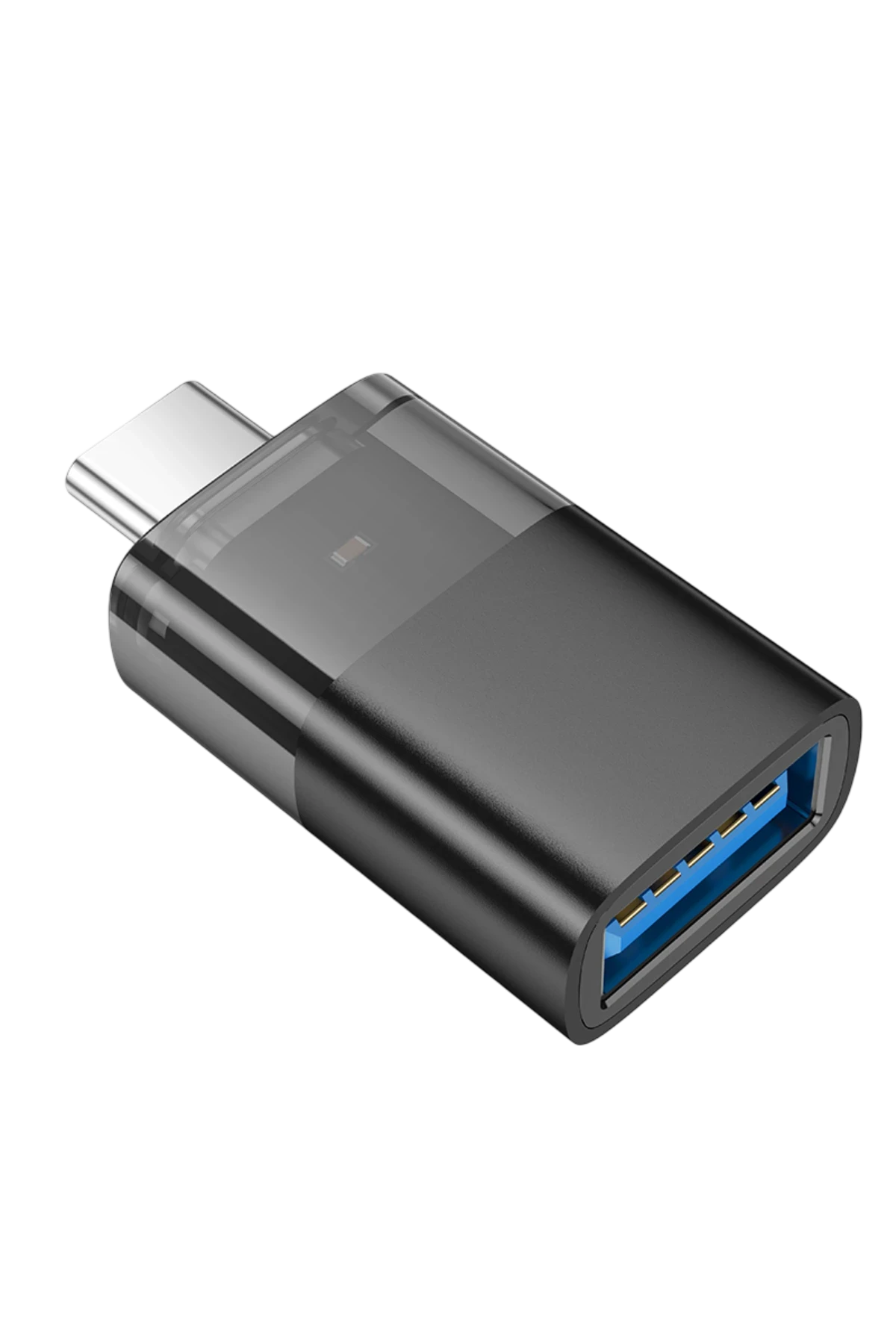 Hoco. UA36B Tak Çalıştır Type-C to USB 3.0 Dönüştürücü - Siyah