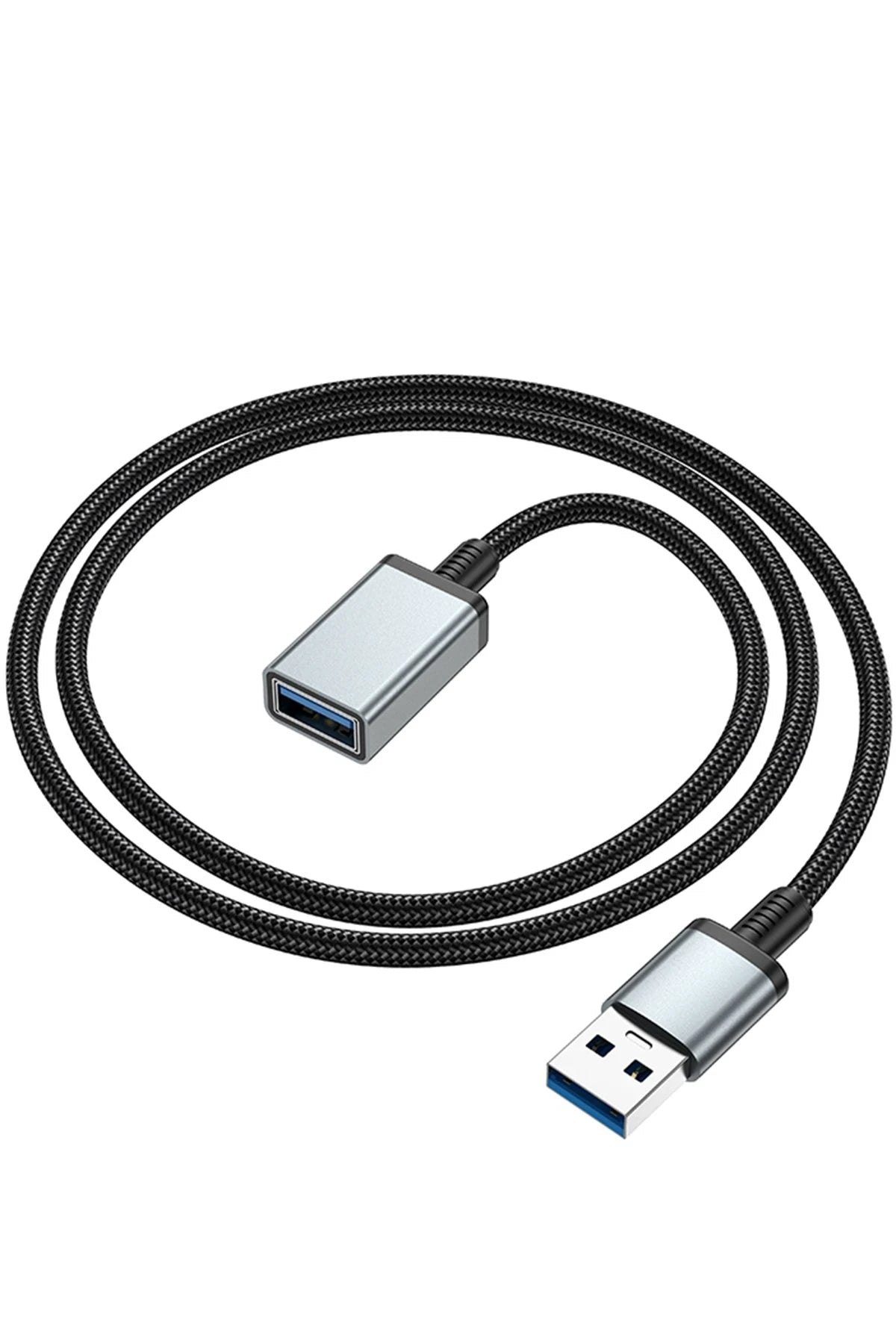 Hoco. US10 50cm 5 GBPS Hız Tak Çalıştır USB 3.0 to USB 3.0 Uzatma Kablosu - Siyah