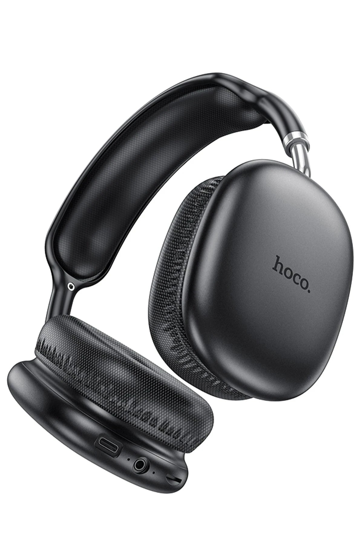 Hoco. W35 Air Triumph Aux Destekli Bluetooth Kablosuz Kulaklık - Siyah