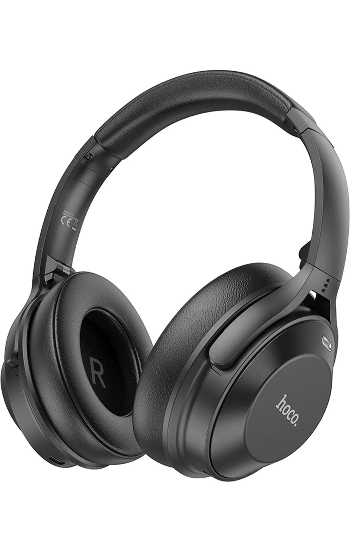 Hoco. W37 Aux Destekli Gürültü Engelleyicili Bluetooth Kablosuz Kulaklık - Siyah