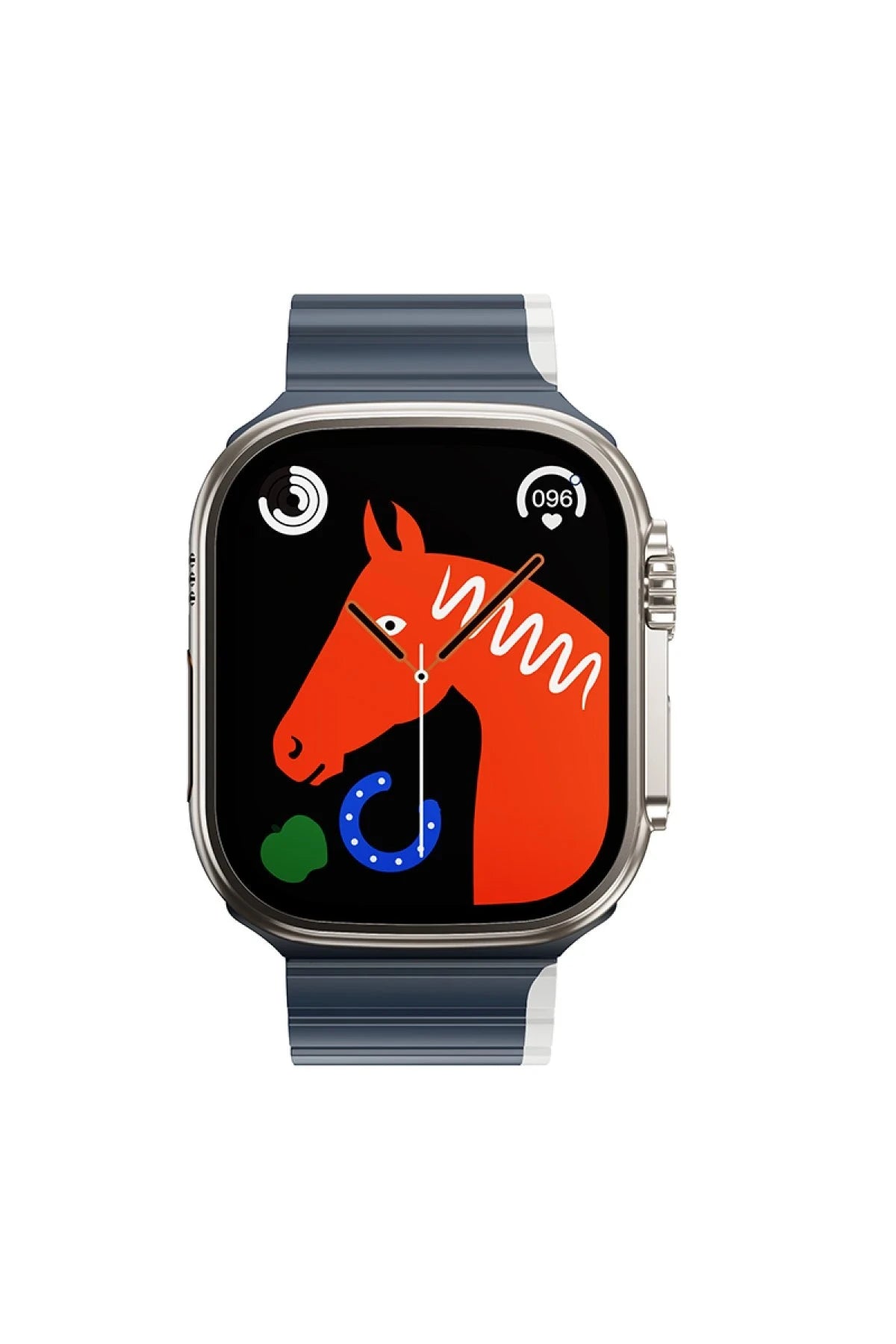 Hoco. Watch 38mm AS102 Silikon Kordon - Lacivert-Gri