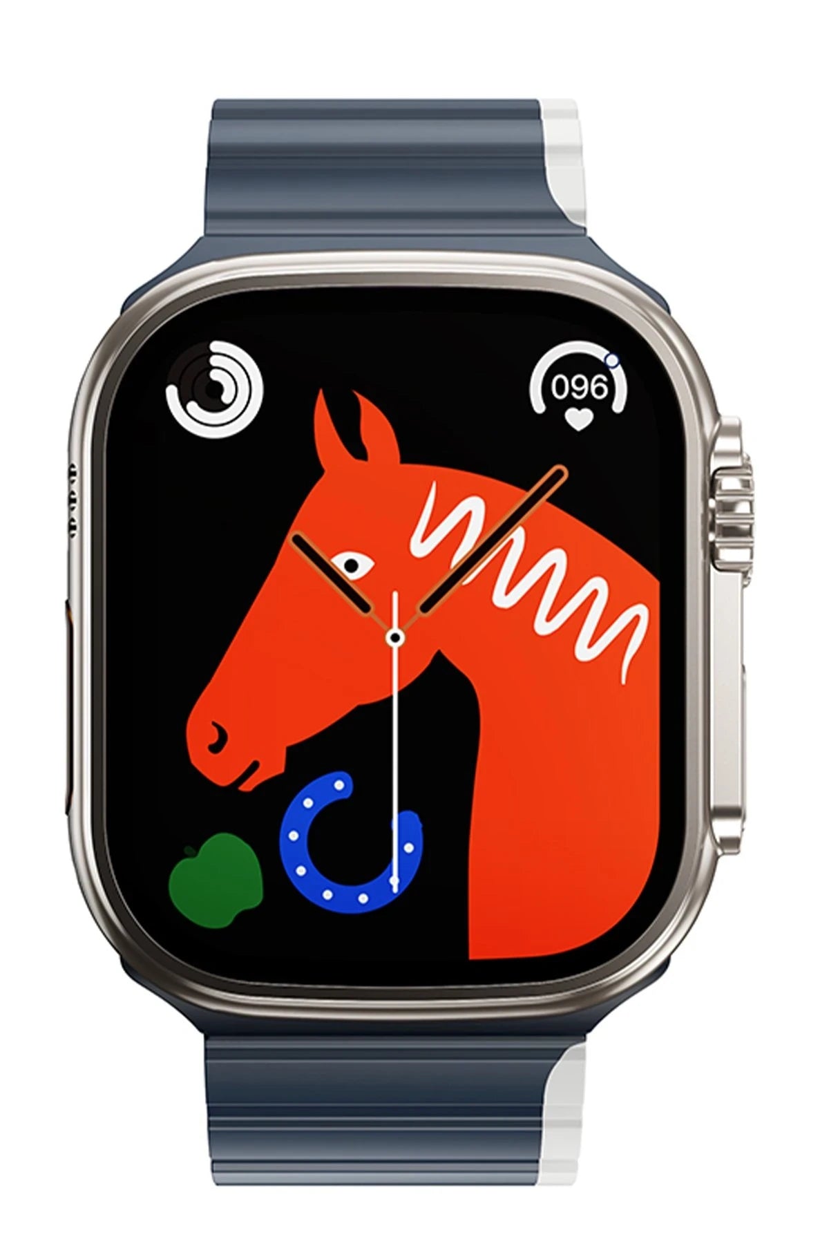 Hoco. Watch 42mm AS102 Silikon Kordon - Lacivert-Gri