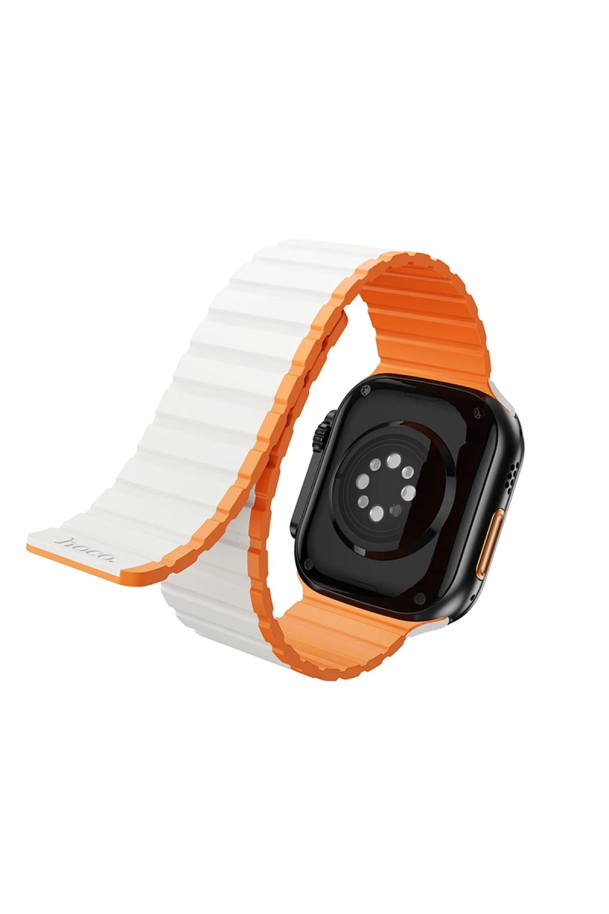 Hoco. Watch 42mm AS102 Silikon Kordon - Yıldız Işığı-Turuncu