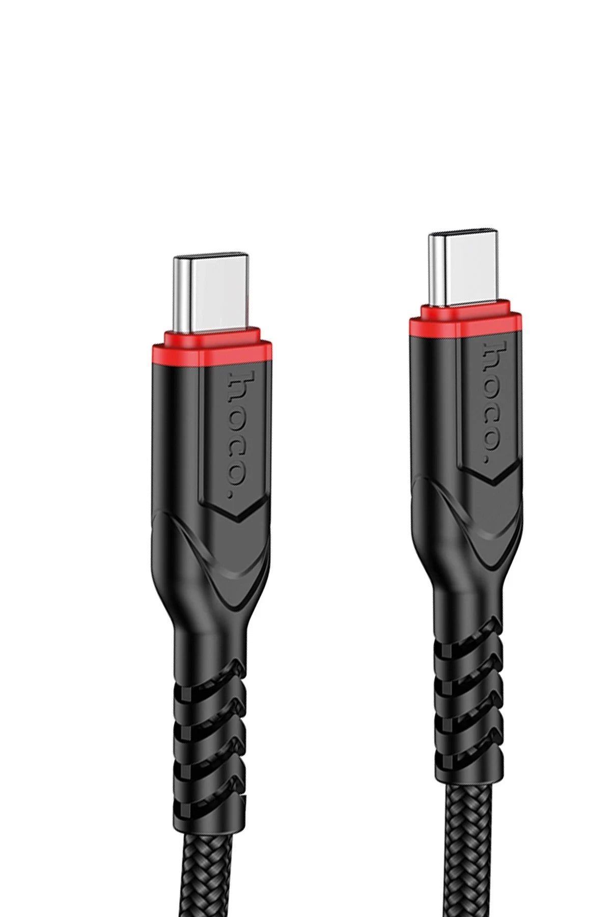 Hoco. X59 Victory 1M 60W Type-C to Type-C PD Hızlı Şarj Data Kablosu - Siyah