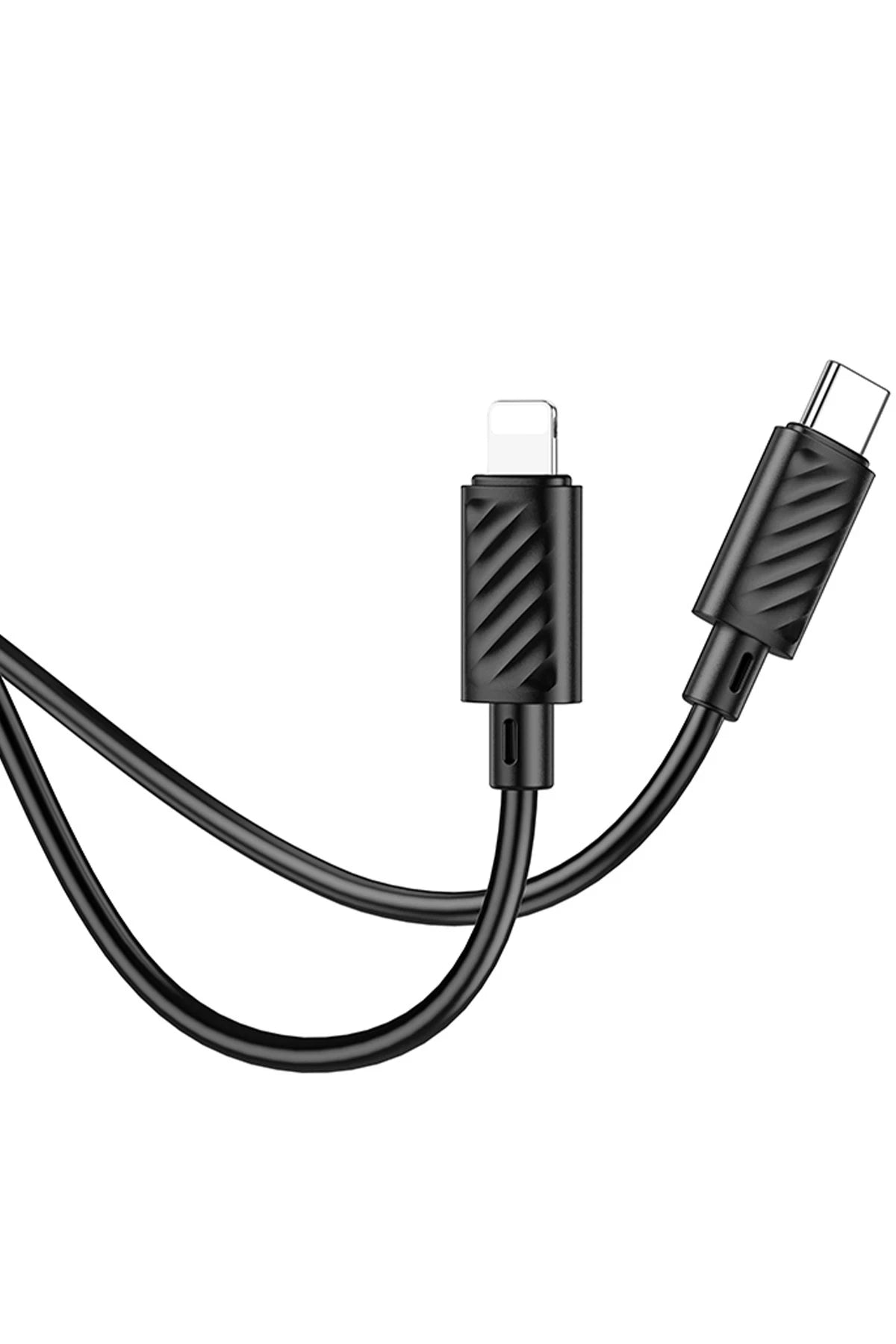 Hoco. X88 1M Type-C to Lightning Şarj Data Kablosu - Siyah