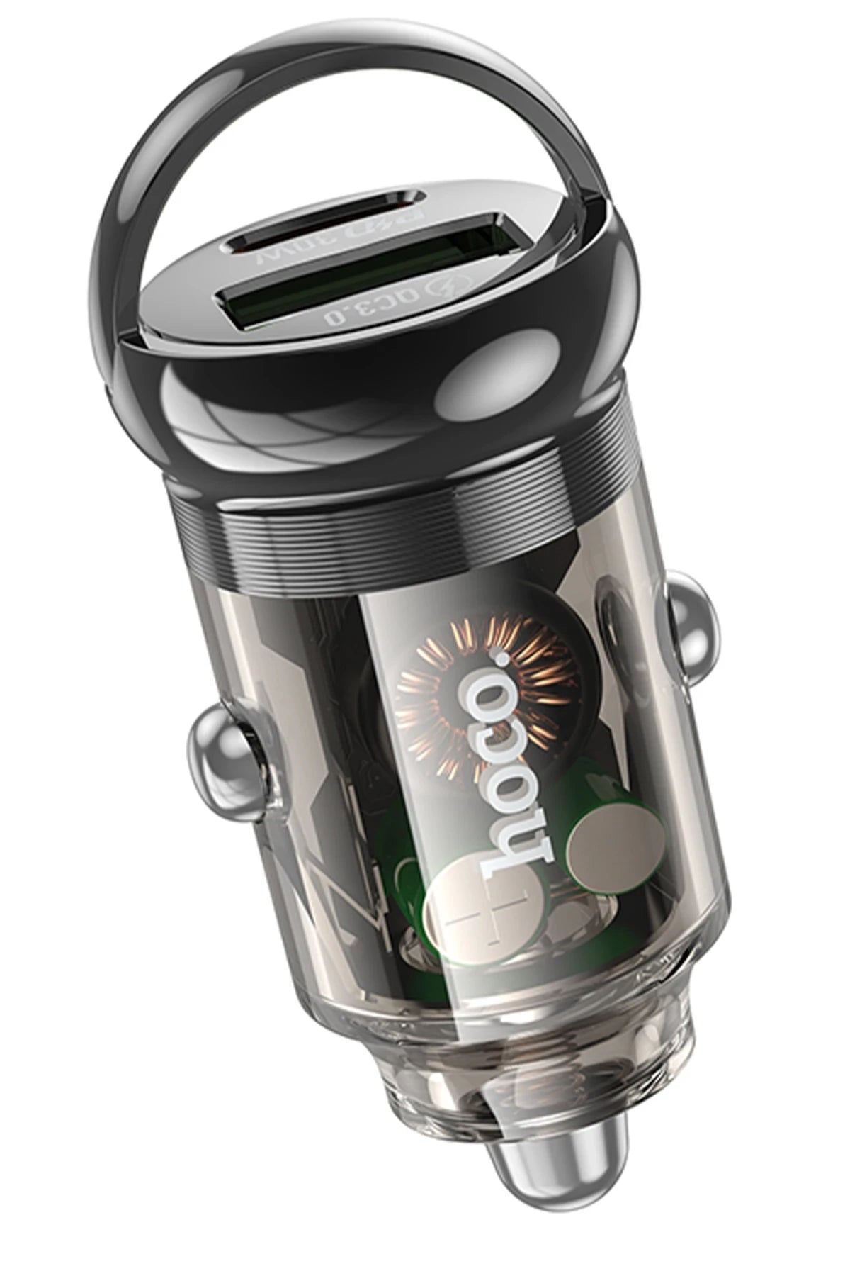 Hoco. Z53A PD 30W Type-C ve USB Çıkışlı Araç Şarjı - Siyah