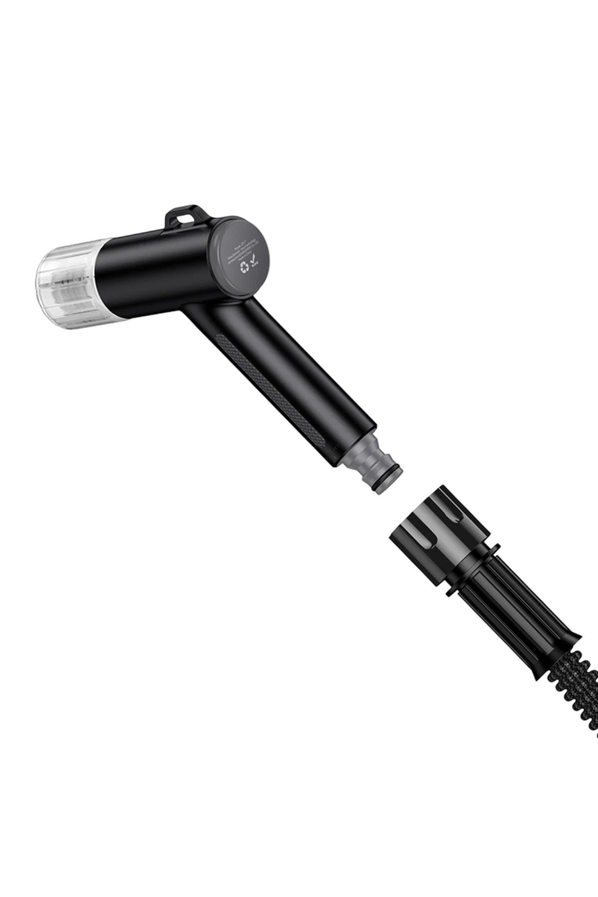 Hoco. ZP17 Meihao Basınçlı Doğrudan Enjeksiyon 15m Hortumlu Su Tabancası - Siyah